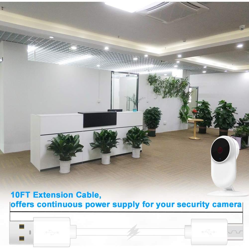 Paquete de 2 Cables de Extensión USB Micro de 3m SCOVEE