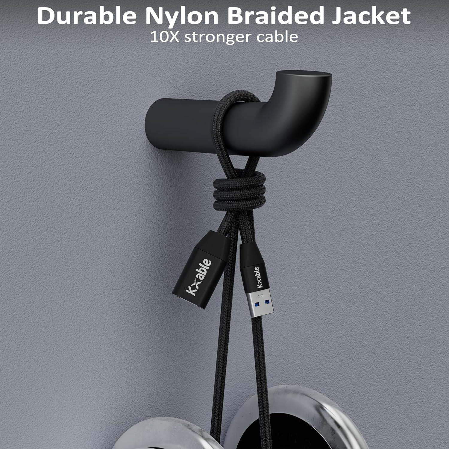 Cable Extensión USB 3.0 Kxable 4.57m Macho a Hembra 5Gbps