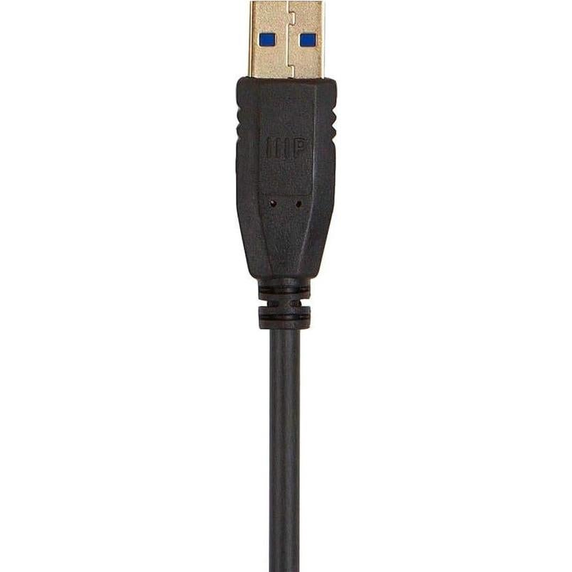 Cable USB 3.0 Monoprice Tipo-A a Tipo-A 1.83m Negro 32AWG