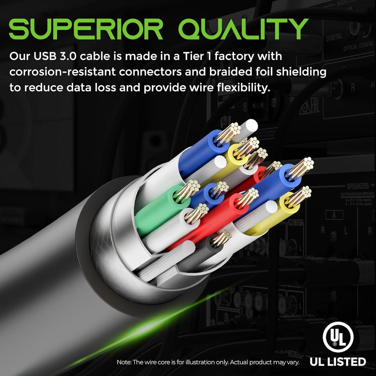 Cable de Extensión Activo USB 3.0 GEARit 9.14m - 5 Gbps