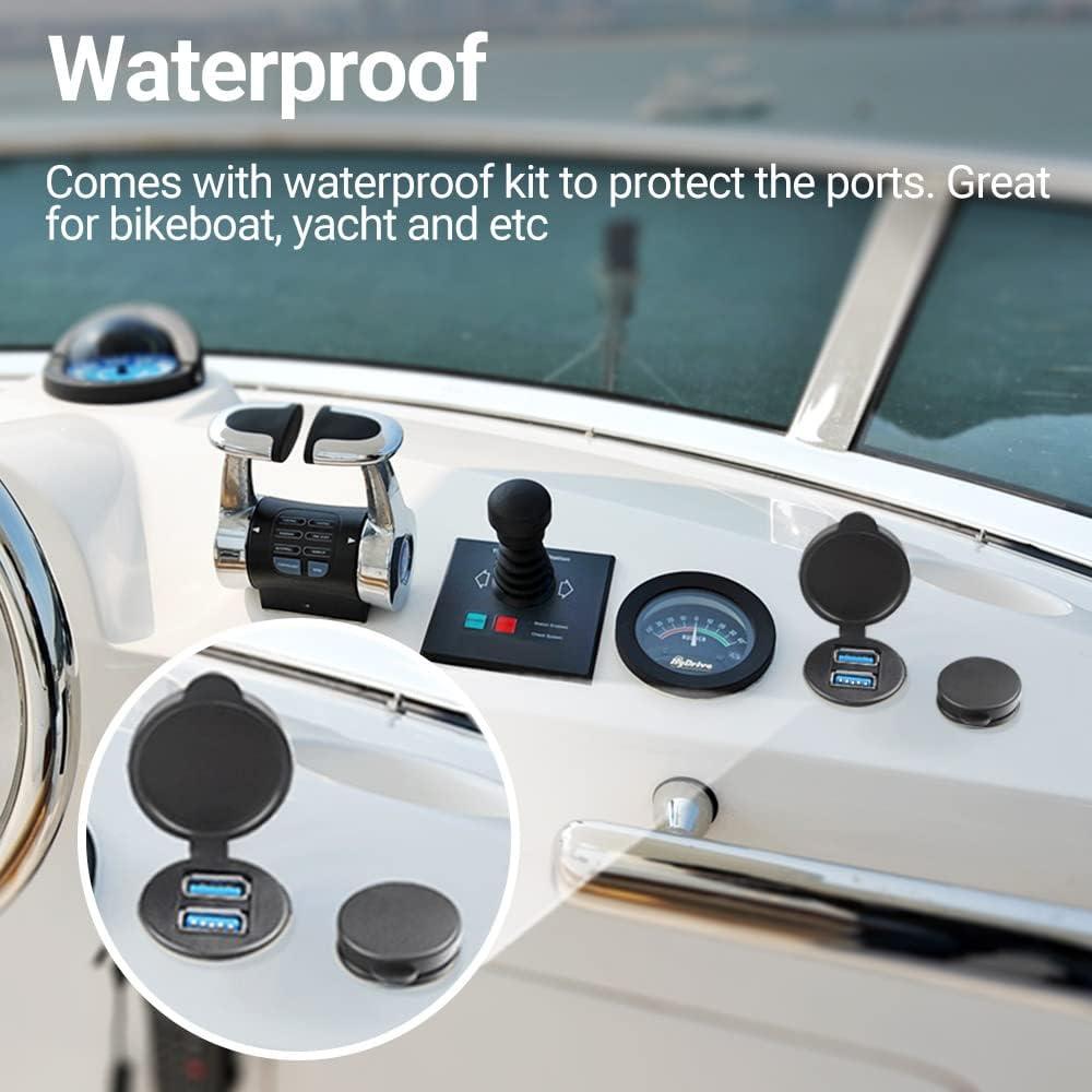 Cable de extensión USB 3.0 ICESPRING 0.91m 2 puertos impermeable