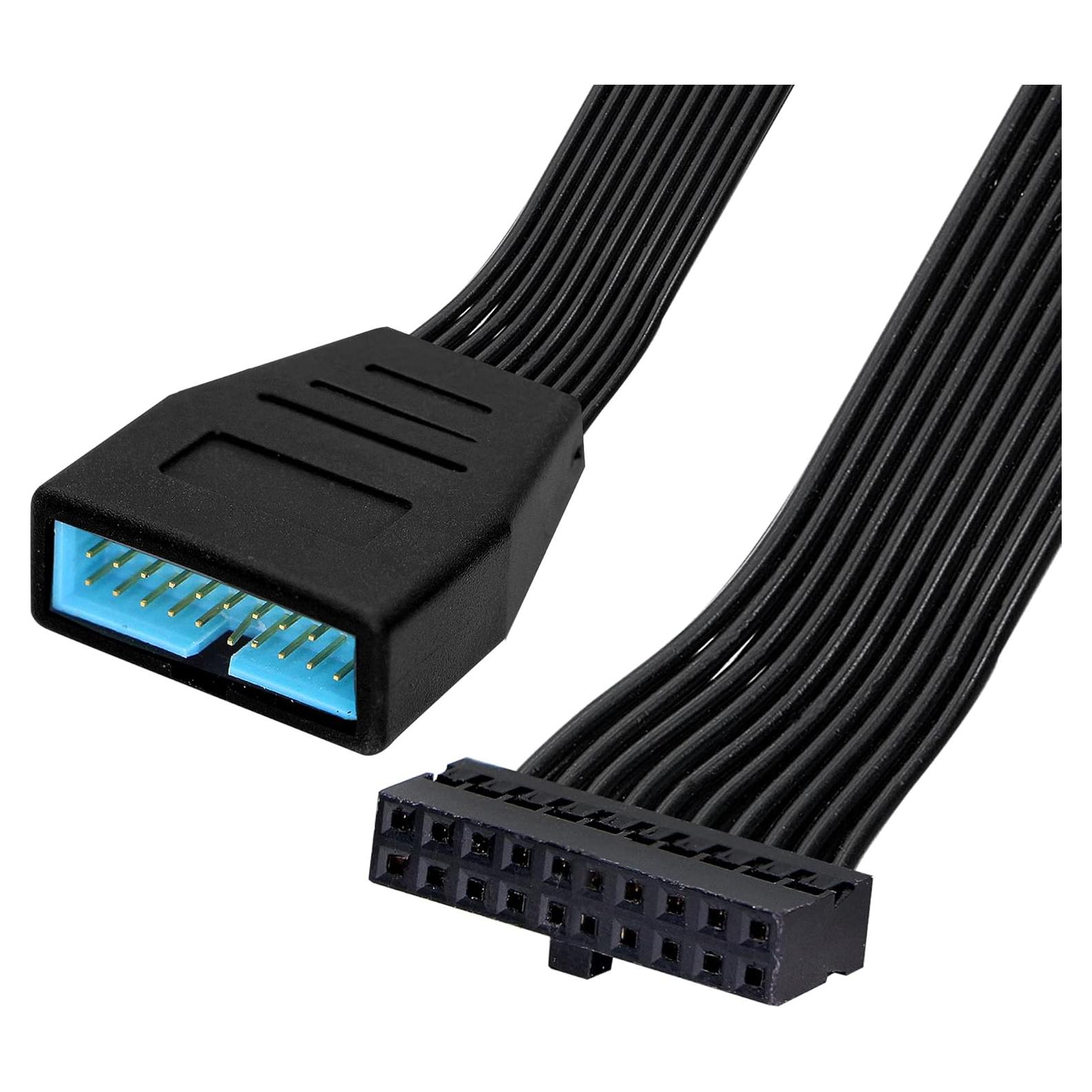 Cable de Extensión USB 3.0 GINTOOYUN 15 cm Macho a Hembra