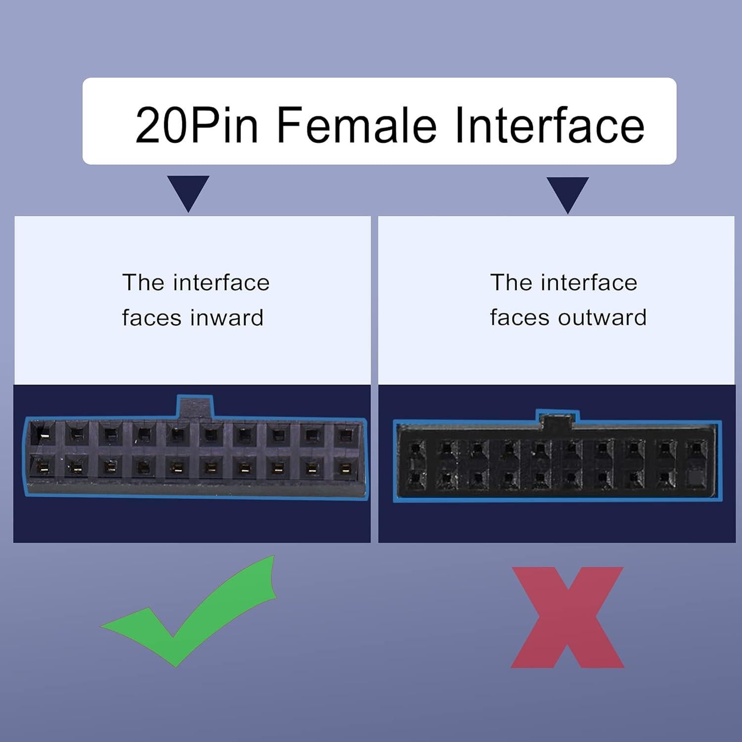 Cable de Extensión USB 3.0 GINTOOYUN 15 cm Macho a Hembra