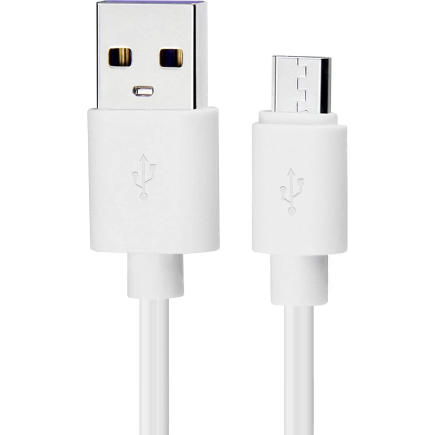 Cable de Extensión USB a Micro USB 2-Pack 7.62m SMAYS Blanco