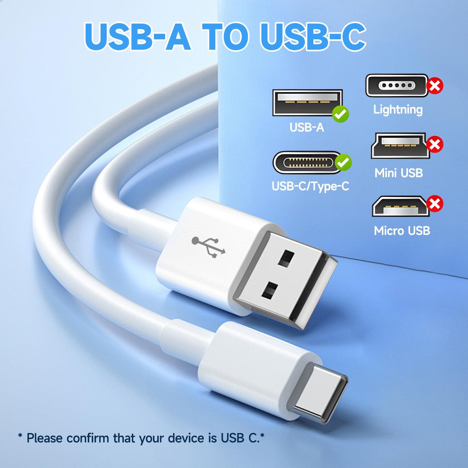 Paquete de 2 Cables USB A a USB-C 5M ANLINK para Cámaras