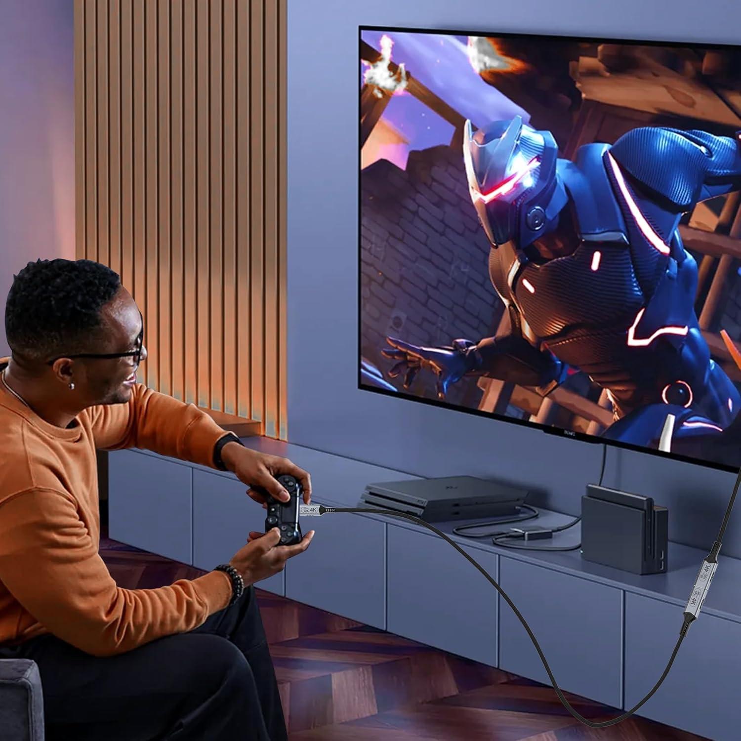 Cable de Extensión USB-C 3.2 BAWIOFIAU 5M 20Gbps 100W 4K