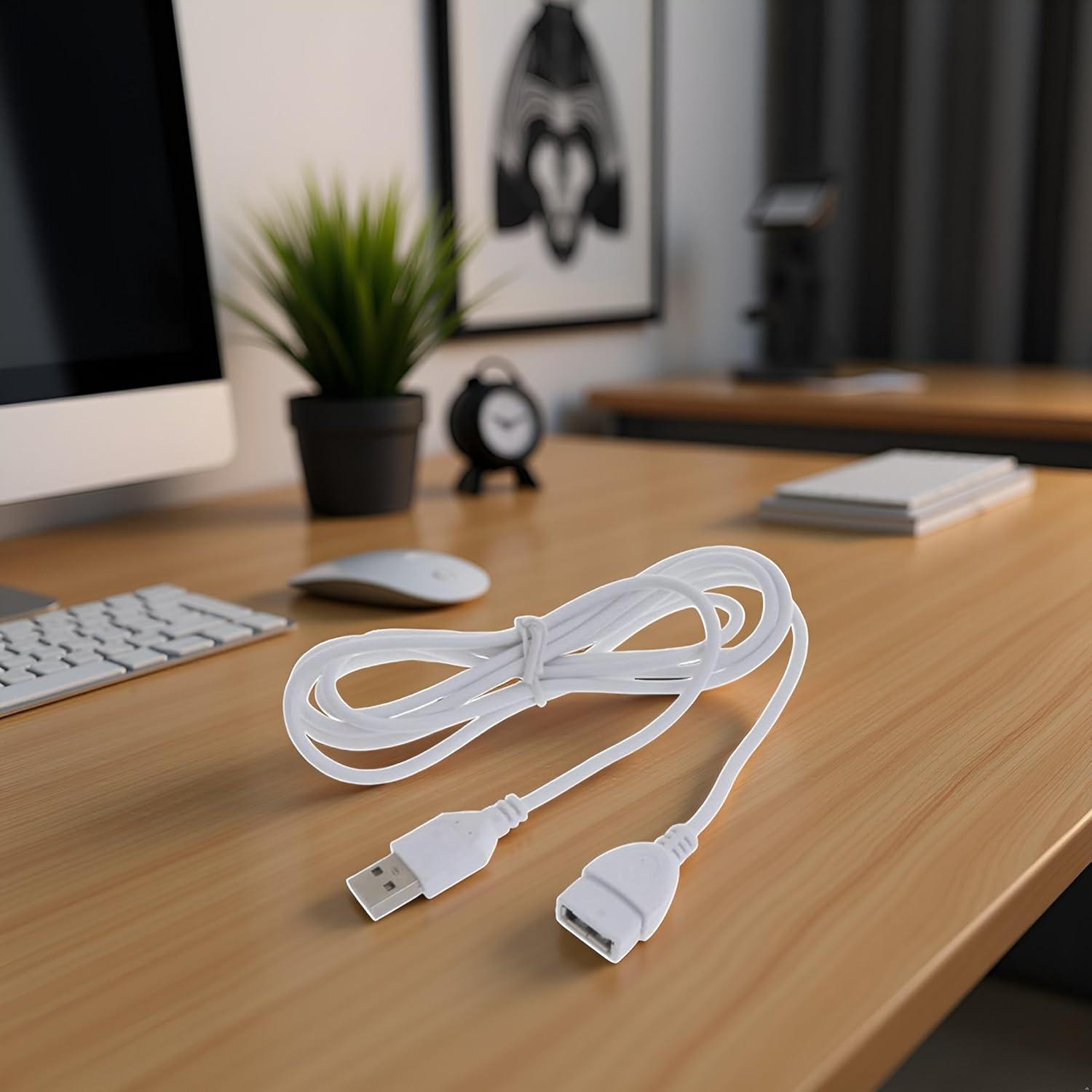 Cable de Extensión USB 2.0 Tustao 1.52m Tipo A Macho a Hembra