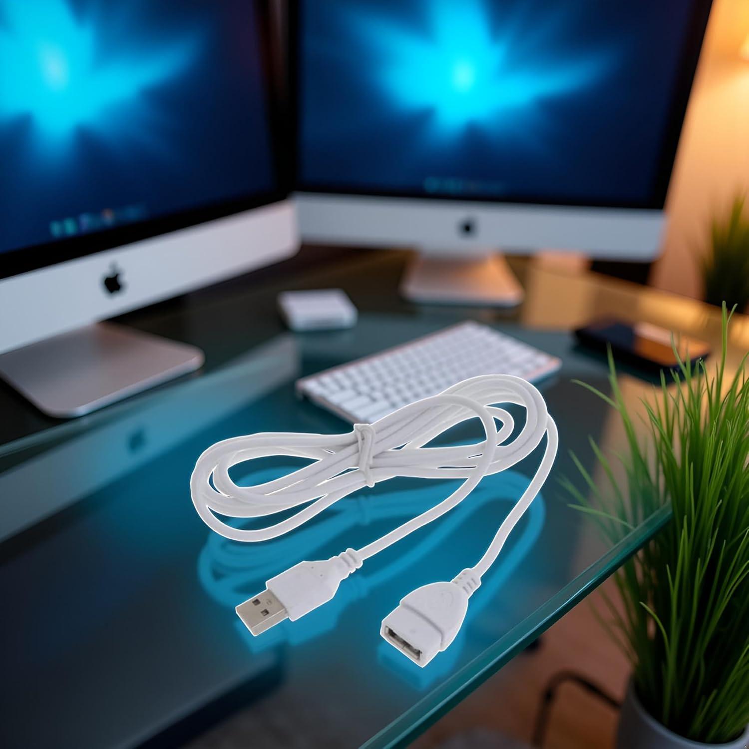 Cable de Extensión USB 2.0 Tustao 1.52m Tipo A Macho a Hembra