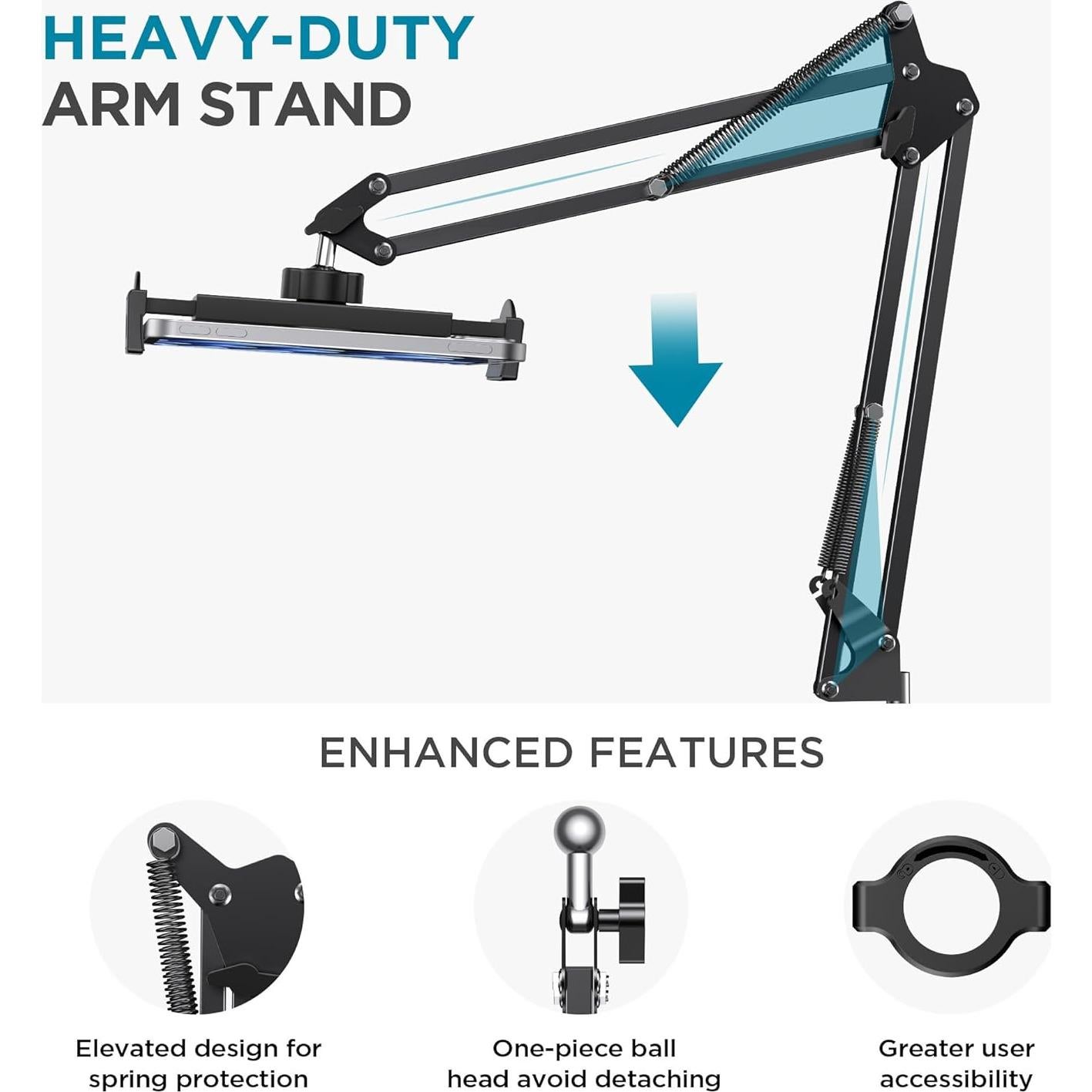 Soporte de Piso InnoGear TFS01 Ajustable para Tabletas 1.5kg