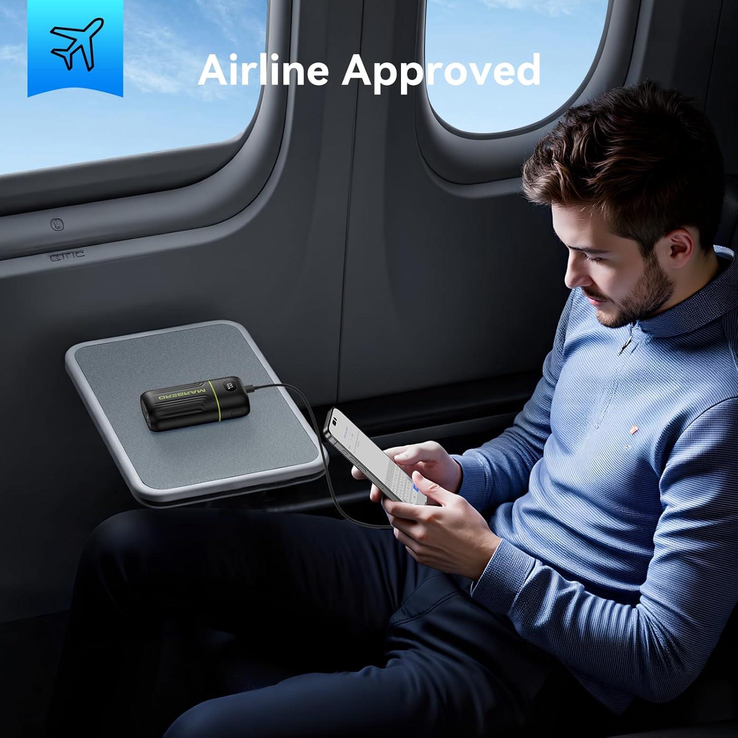 Cargador Portátil MARBERO P10A 10000mAh USB-C Carga Rápida