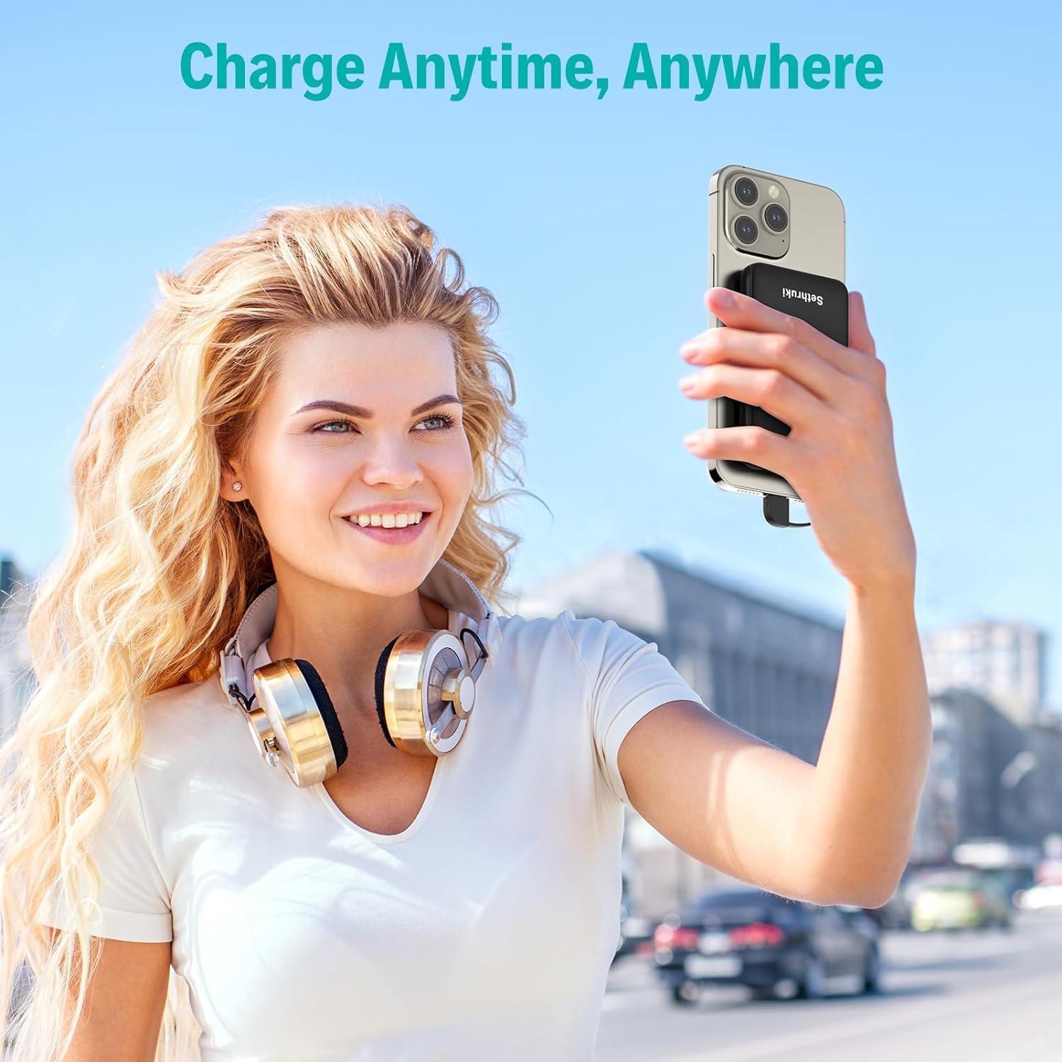 Cargador Portátil Sethruki 6000mAh Carga Rápida 20W USB-C