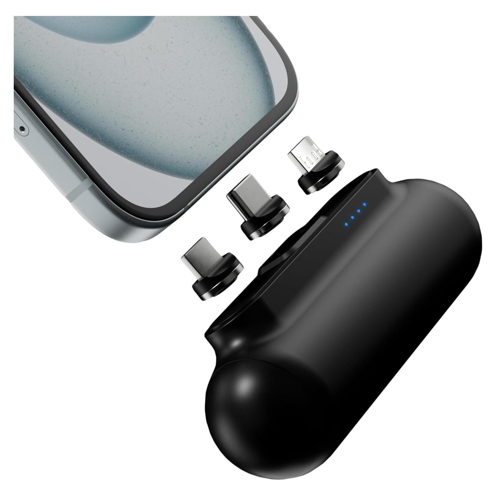 Cargador Portátil Statik Snap-N-Charge 3000mAh 10W Negro