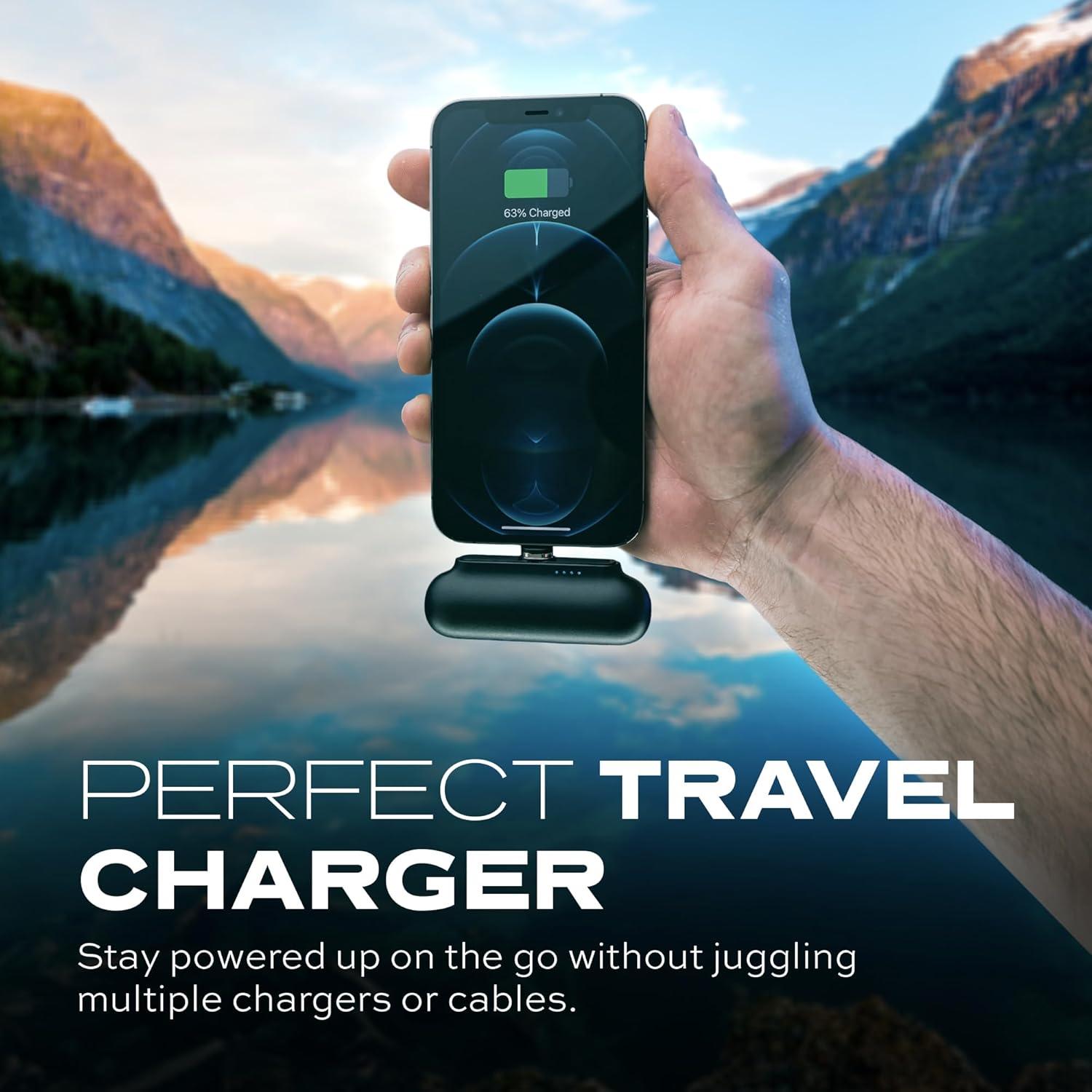 Cargador Portátil Statik Snap-N-Charge 3000mAh 10W Negro