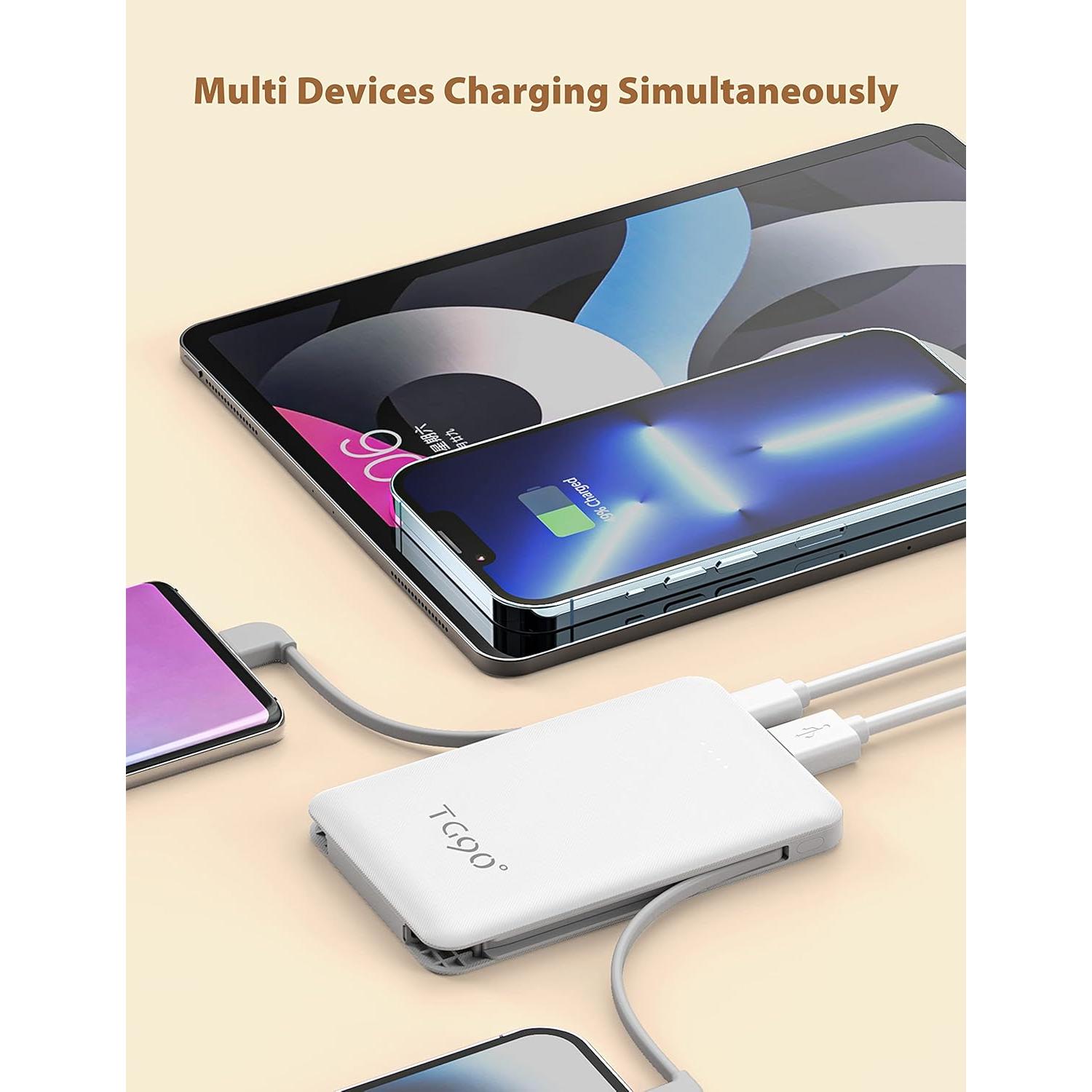 Banco de Energía Portátil 6000mAh Shenzhen Magic Spirit Blanco