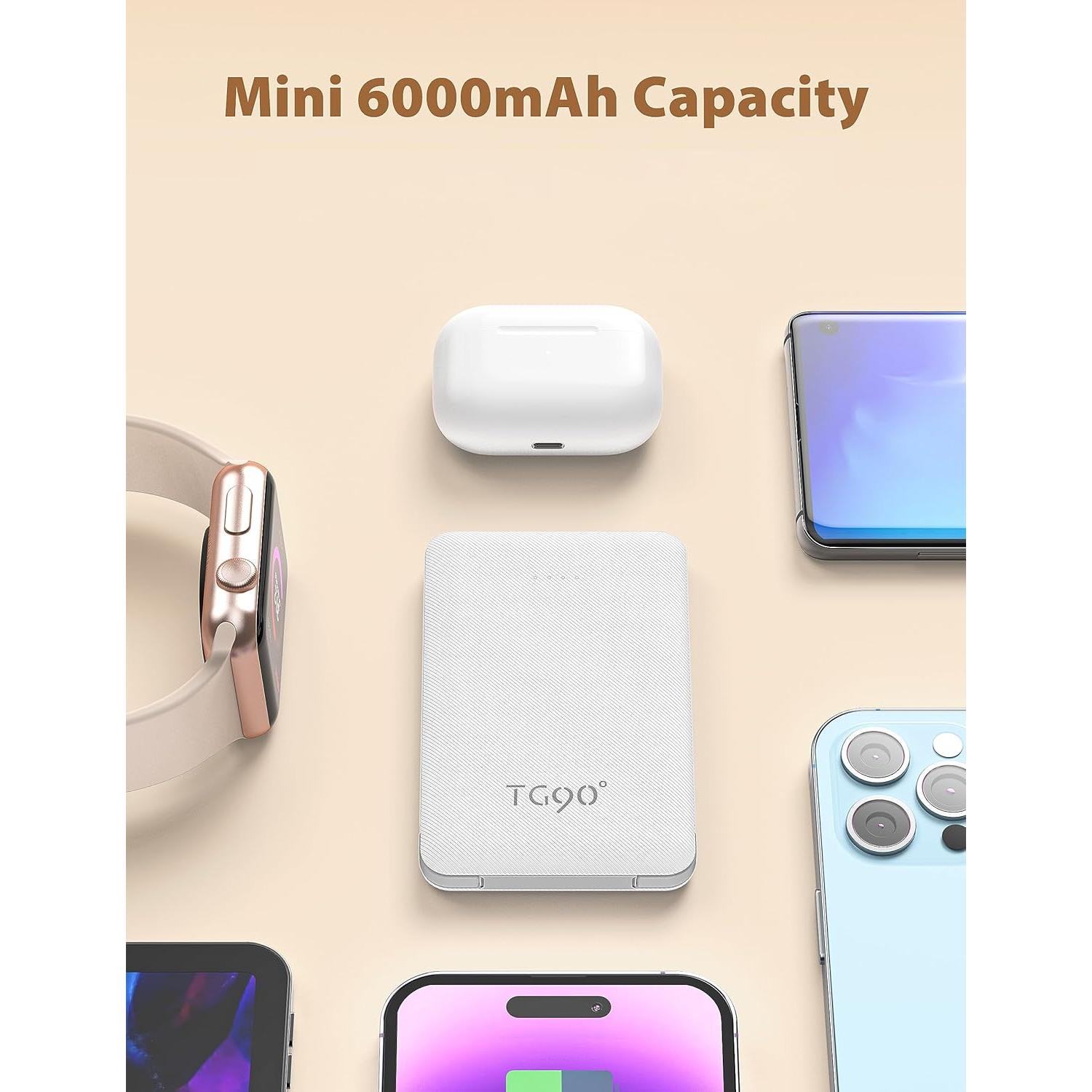 Banco de Energía Portátil 6000mAh Shenzhen Magic Spirit Blanco