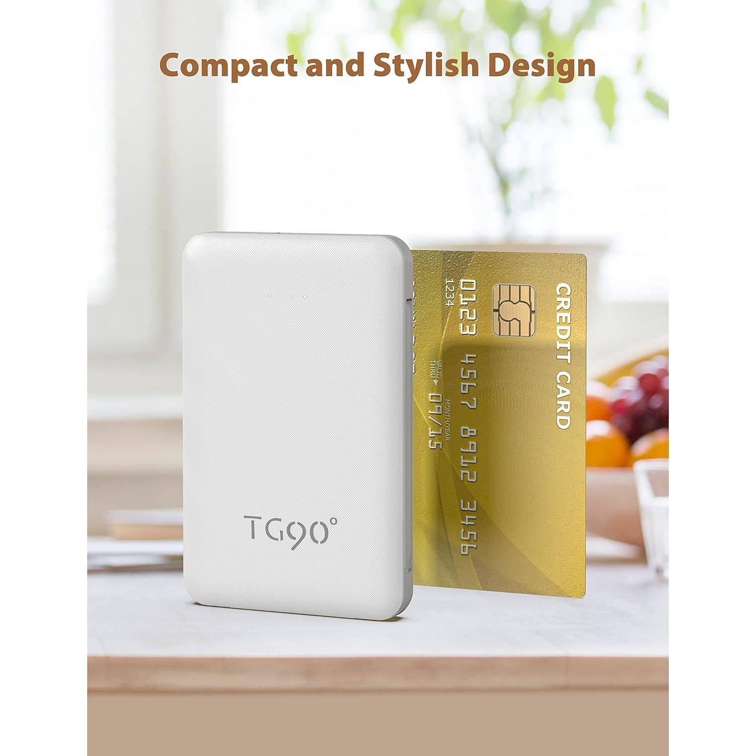 Banco de Energía Portátil 6000mAh Shenzhen Magic Spirit Blanco