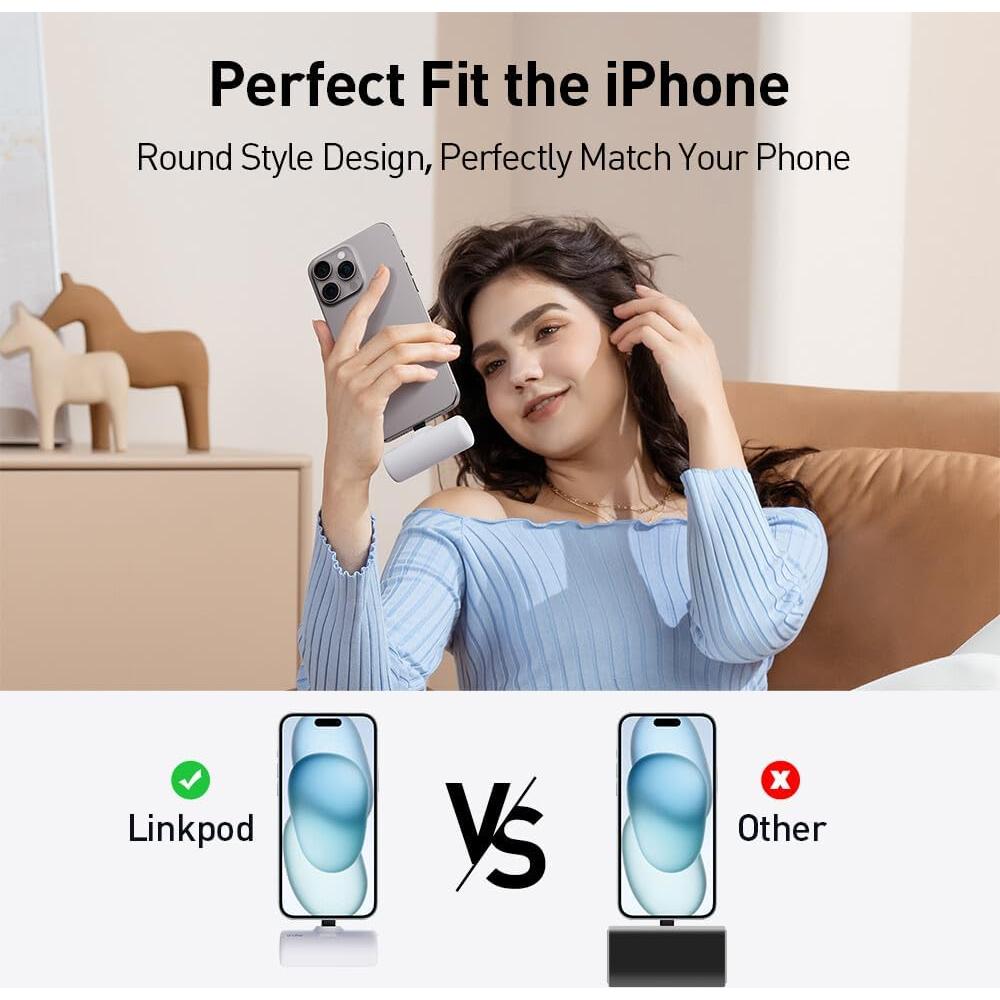 Cargador Portátil iWALK LinkPod 3500mAh USB-C Carga Rápida