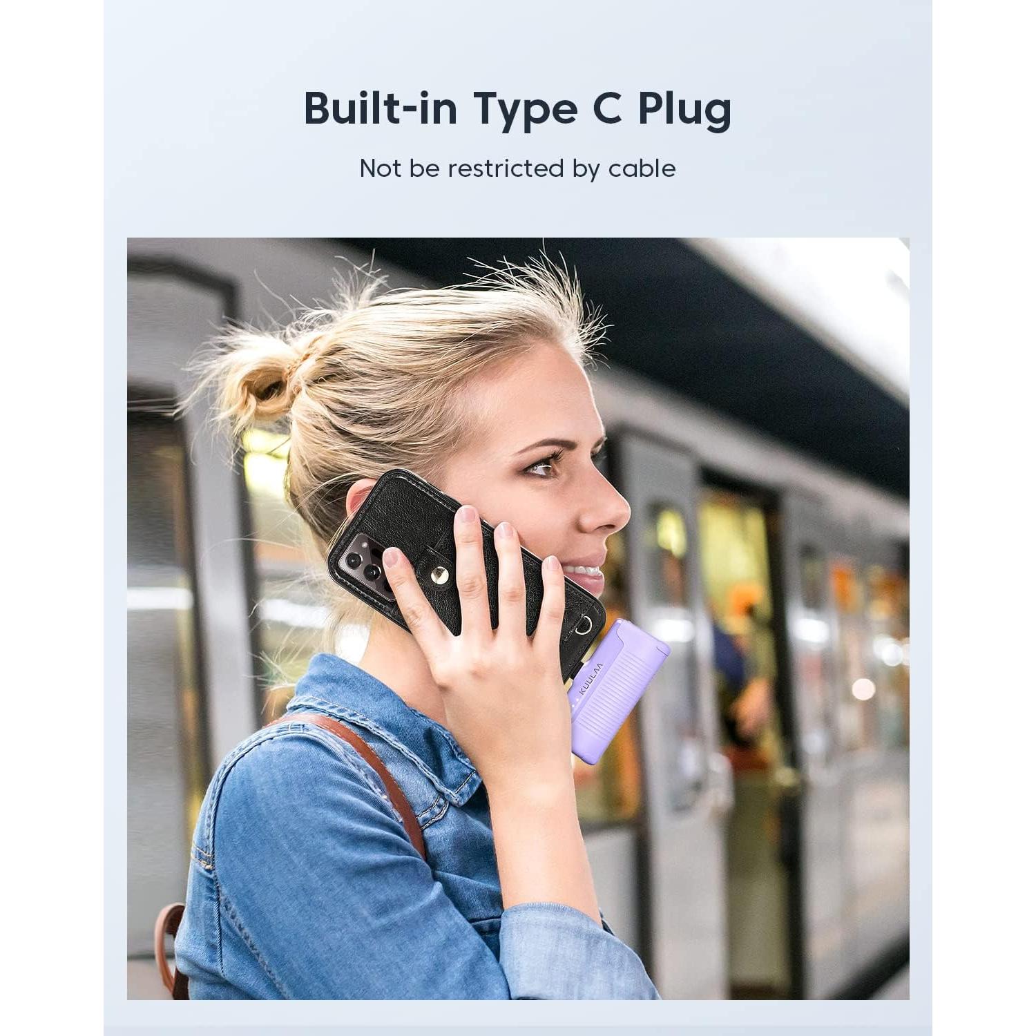 Cargador Portátil Kuulaa 4500mAh USB C para Android y iPhone