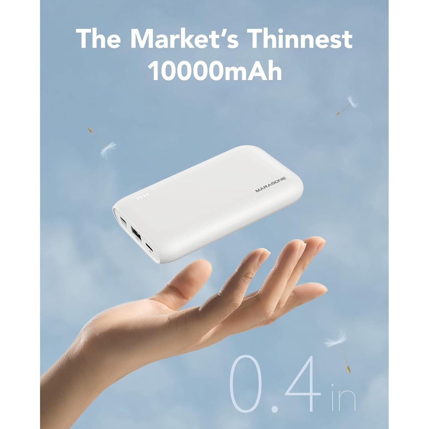 Cargador Portátil Marasone P10 Mini 10000mAh 22.5W USB-C