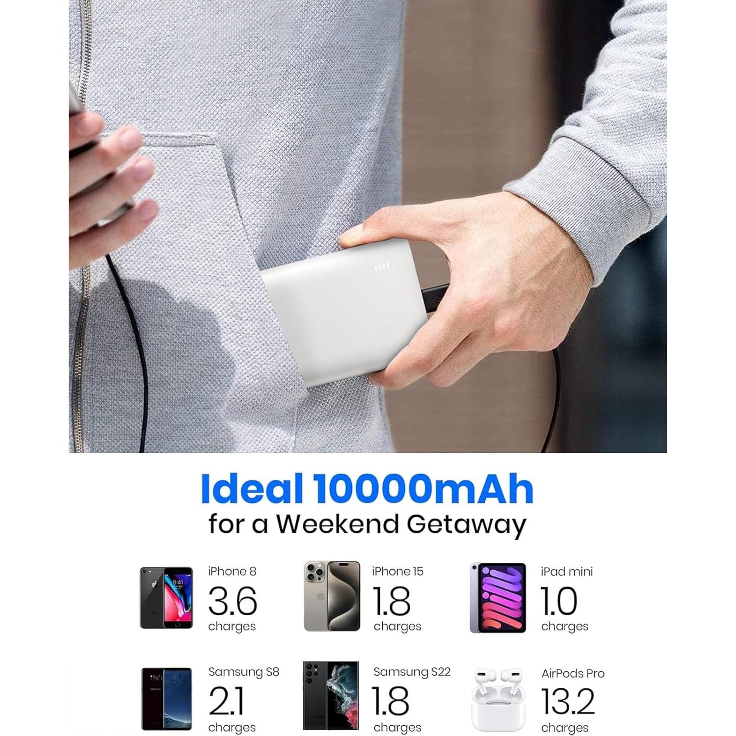 Cargador Portátil Marasone P10 Mini 10000mAh 22.5W USB-C