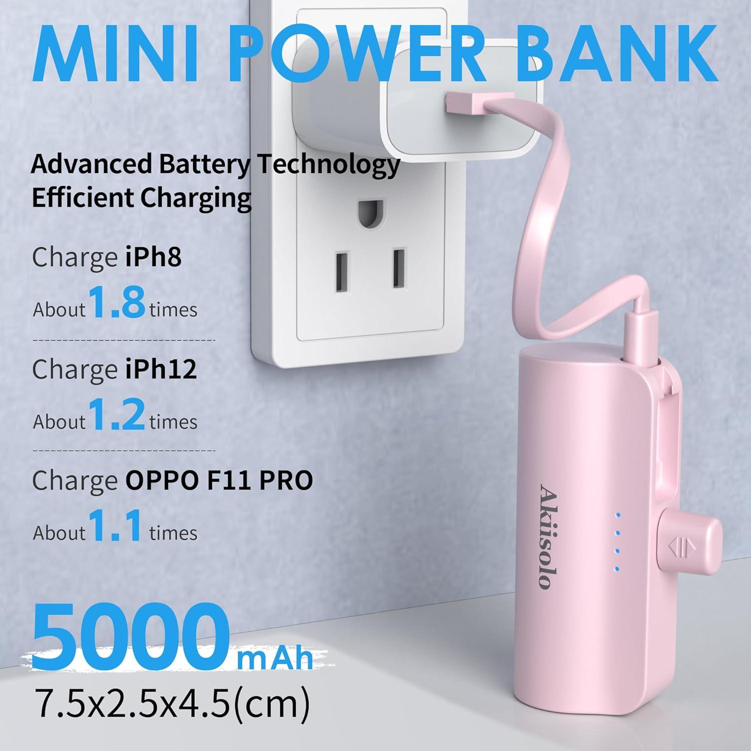 Cargador Portátil Huizhou 5000mAh para iPhone Carga Rápida