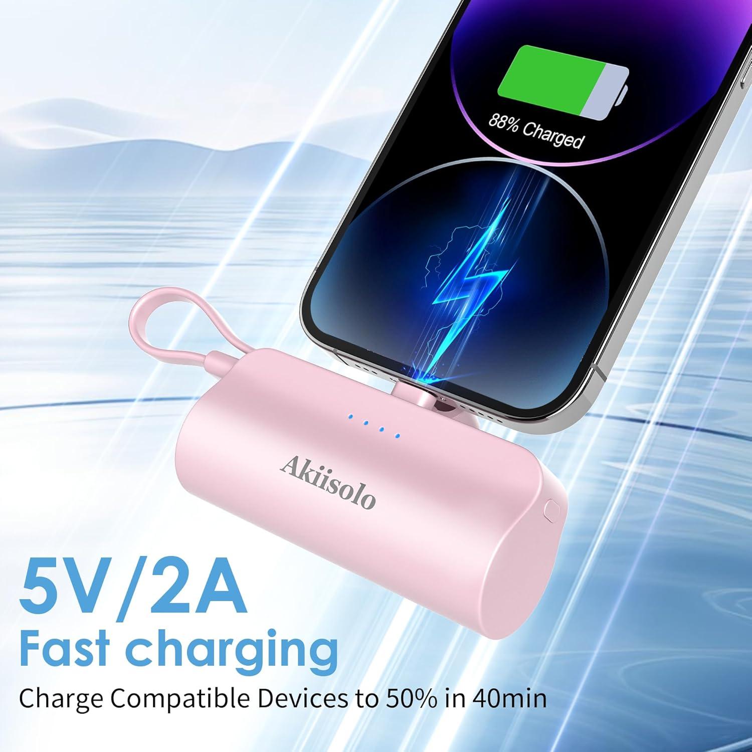 Cargador Portátil Huizhou 5000mAh para iPhone Carga Rápida