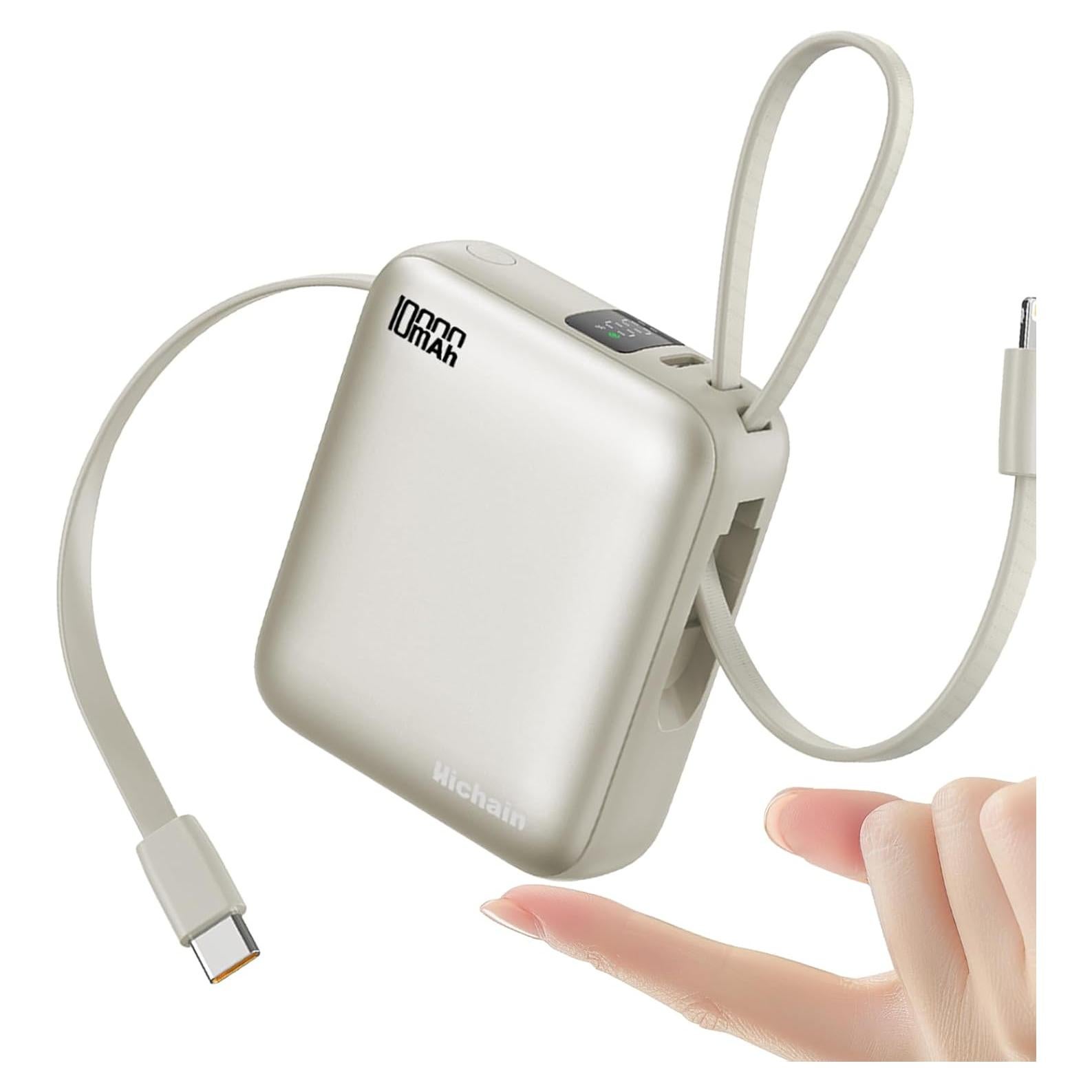 Cargador Portátil Hichain 10000mAh 22.5W USB-C Oro