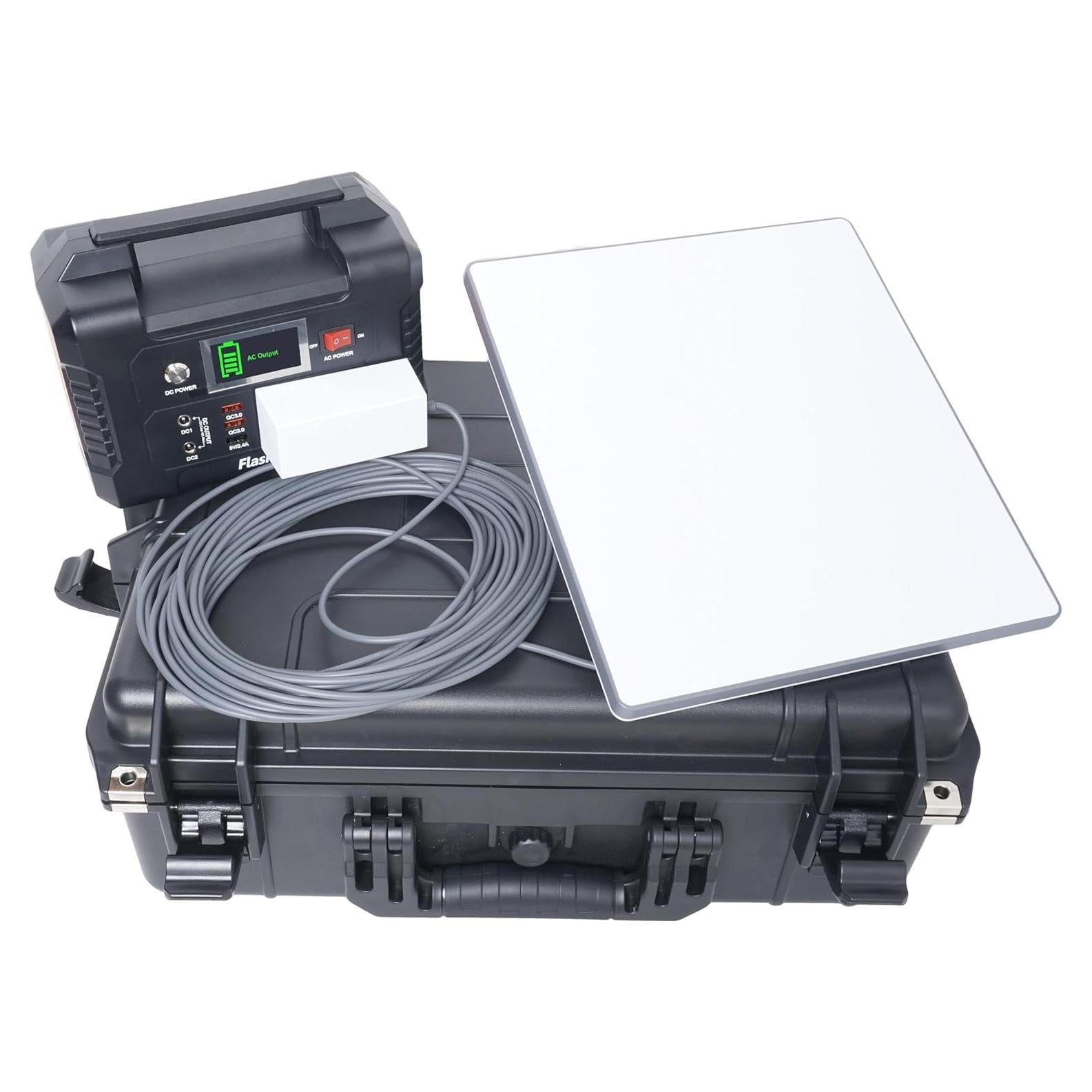 Estuche Rígido para Mini Starlink con Banco de Energía 151Wh