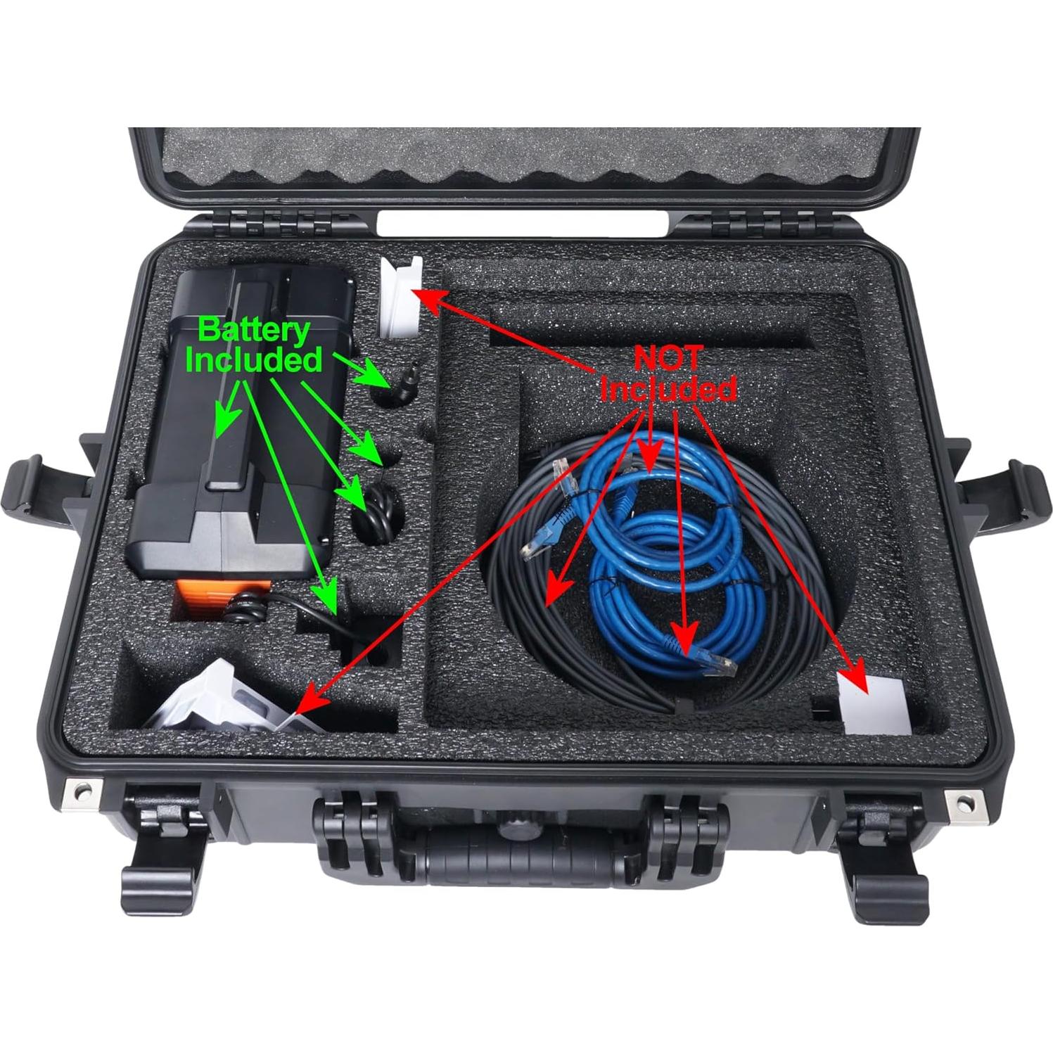 Estuche Rígido para Mini Starlink con Banco de Energía 151Wh