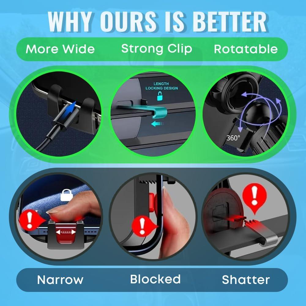 Soporte de Teléfono para Automóvil BrandNest Ajustable Universal