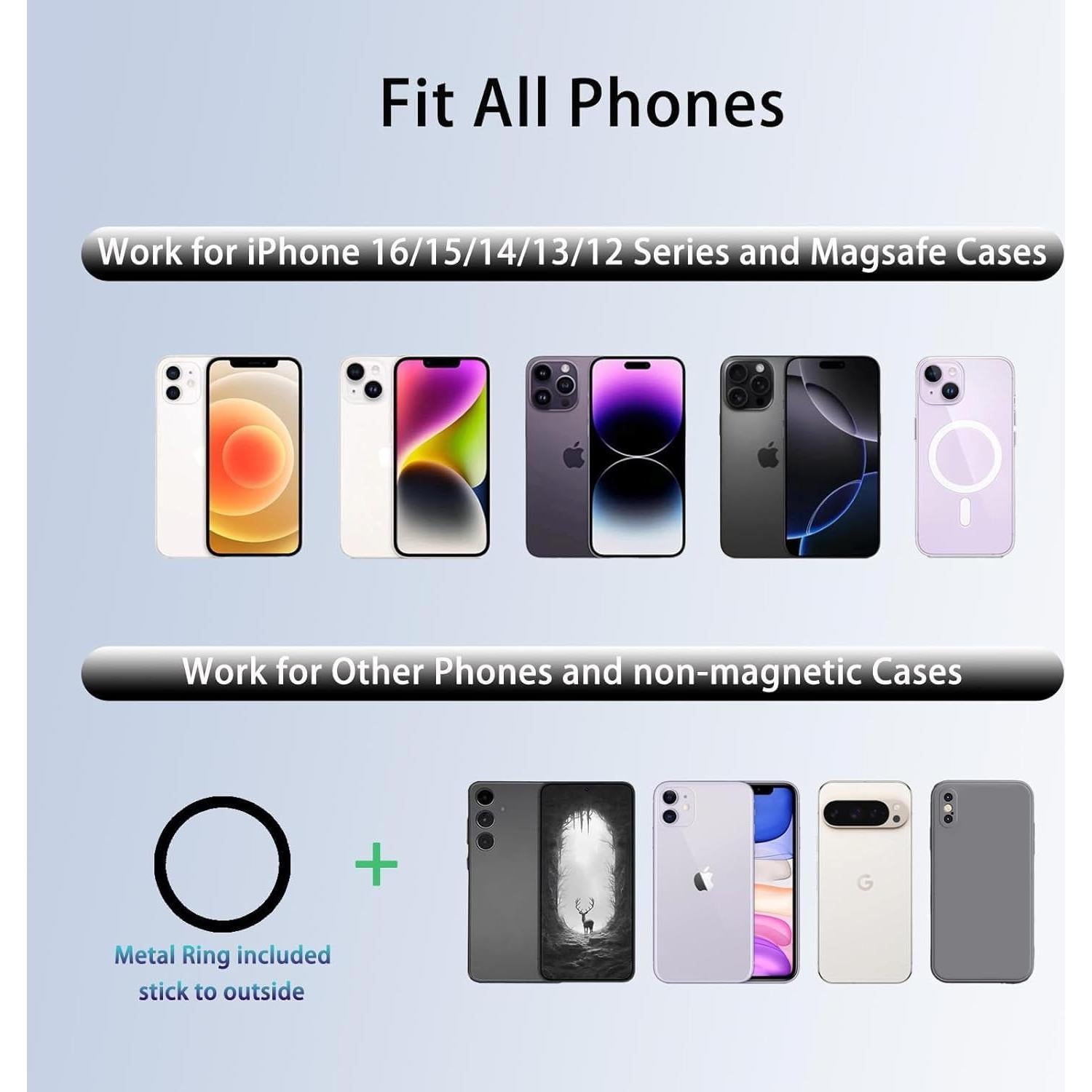 Soporte Magnético para Teléfono Faatchoi - Ajustable 360°