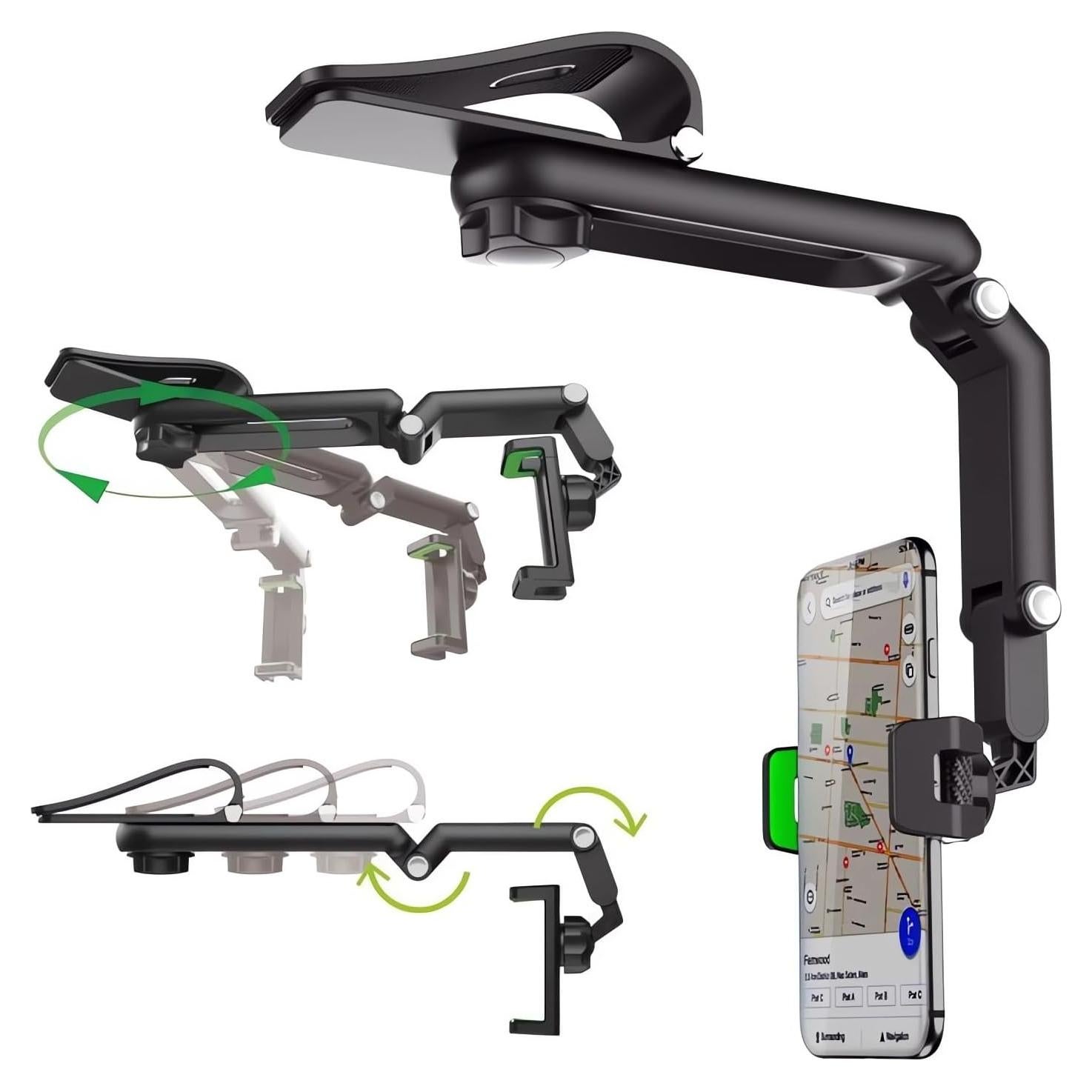 Soporte para Teléfono de Coche Ivieicip 360° Rotativo Universal
