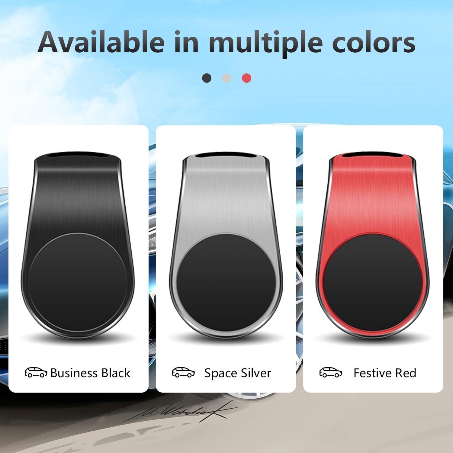 Soporte Magnético para Teléfonos de Coche MISPRO 360° - 2 Pcs