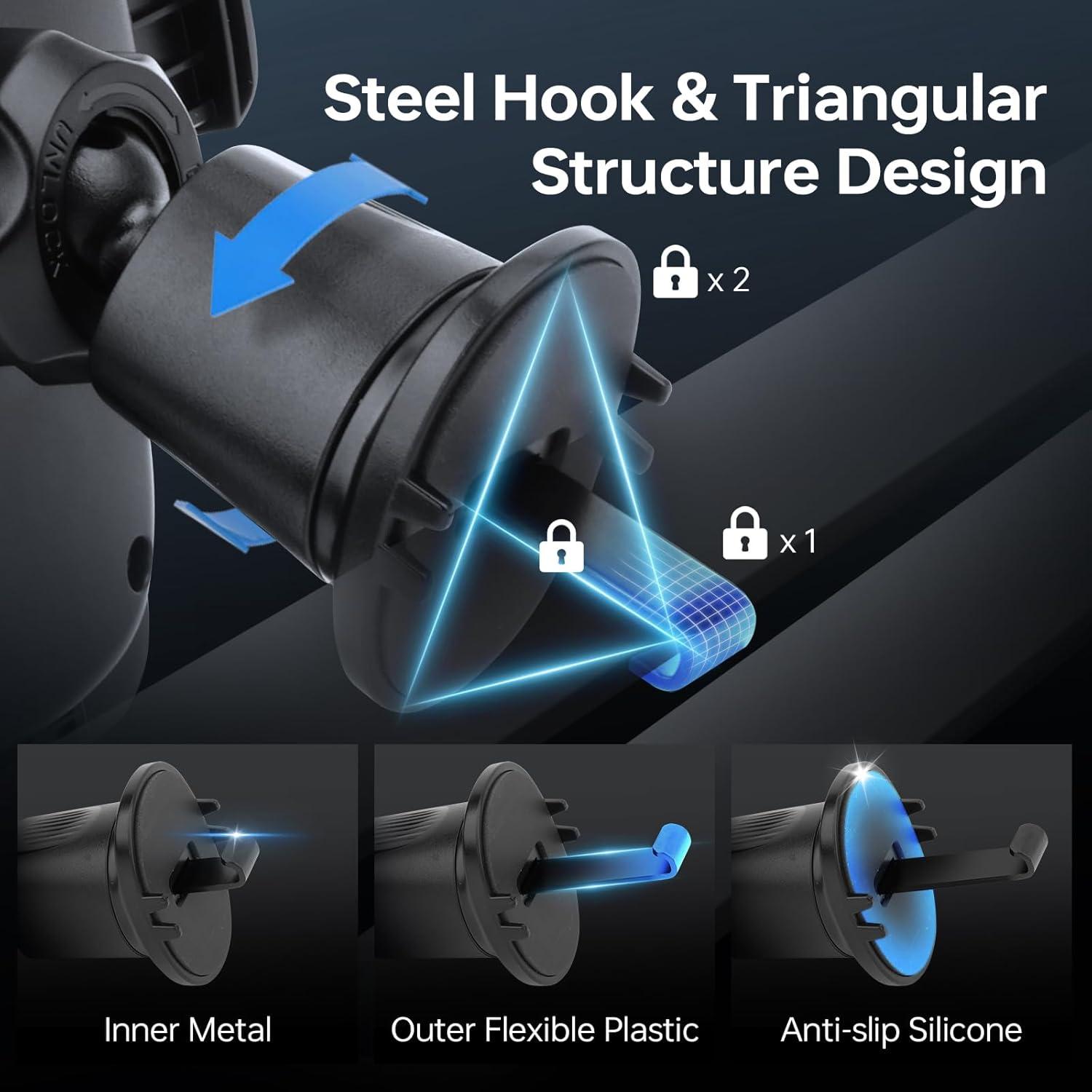 Soporte para Teléfono de Coche Mechrig 2025 360° Ajustable