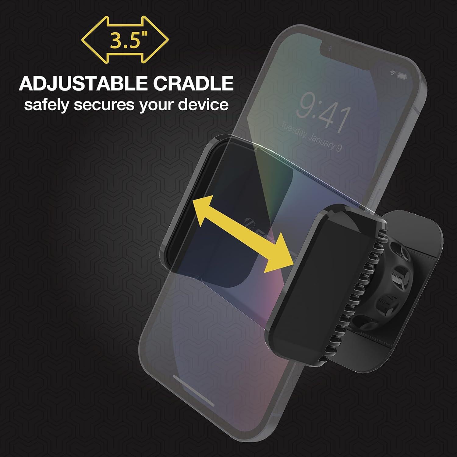 Soporte para teléfono Scosche UH4DVM-SP 2-en-1 ajustable