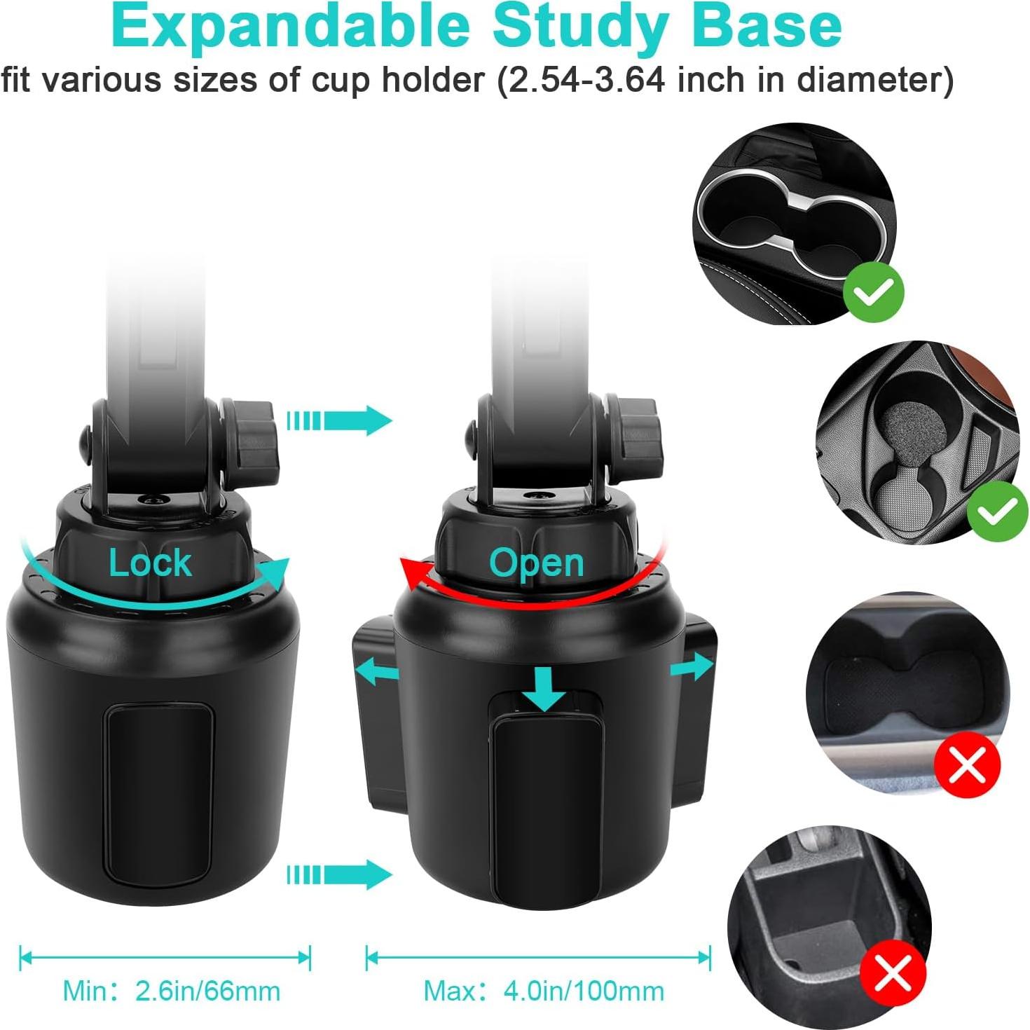 Soporte para Tablet en Portavasos Xishwon - Ajustable 360°