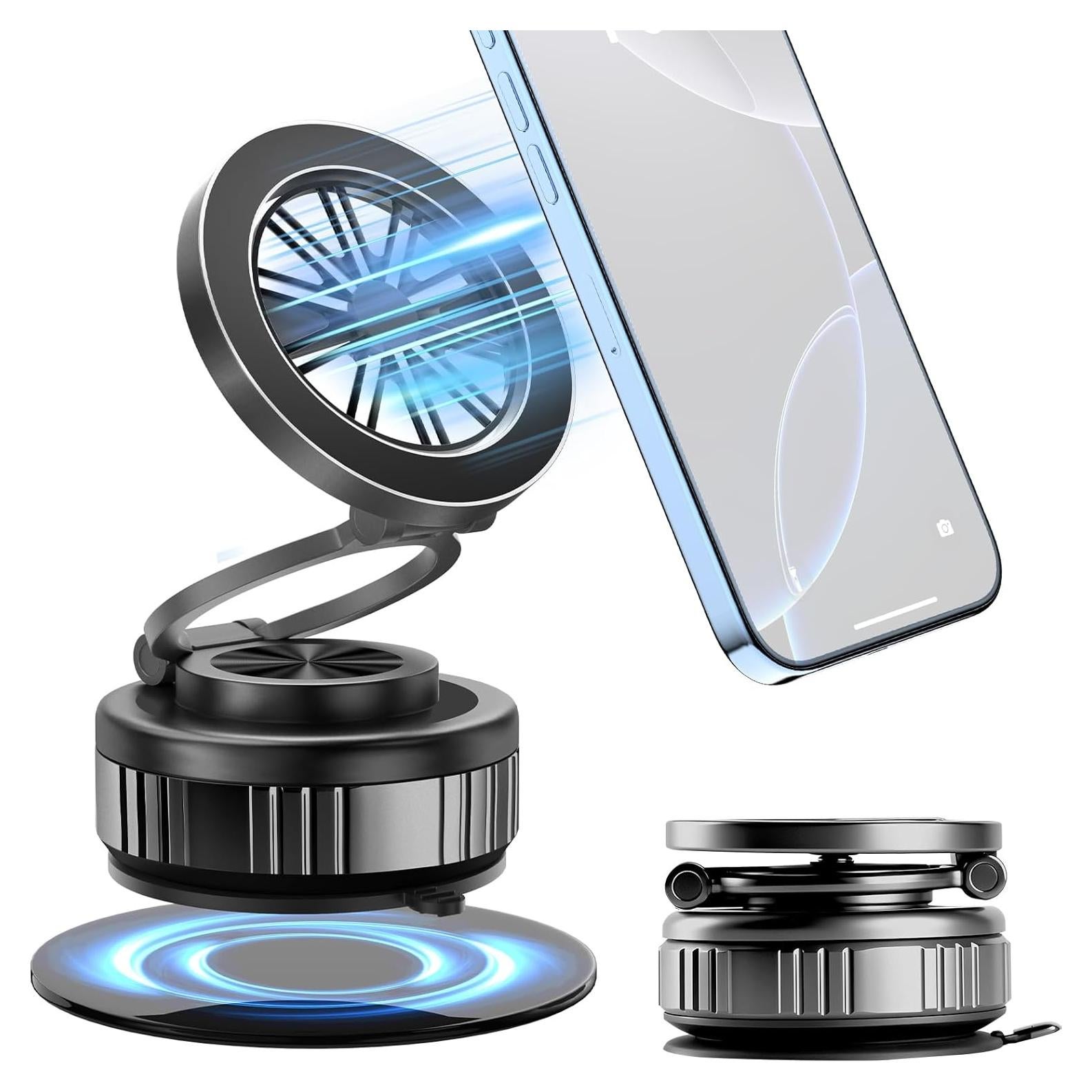 Soporte Magnético para Teléfono HOMHOW 360° Ajustable Negro