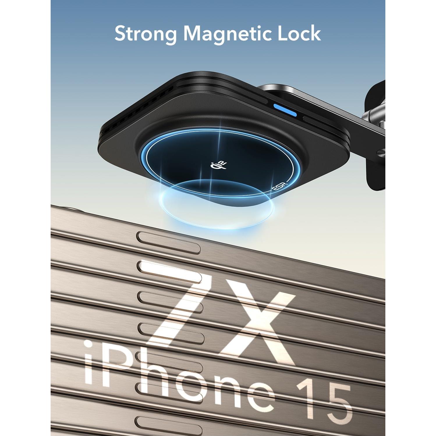 Cargador Inalámbrico MagSafe ESR 15W para iPhone 16/15/14/13/12