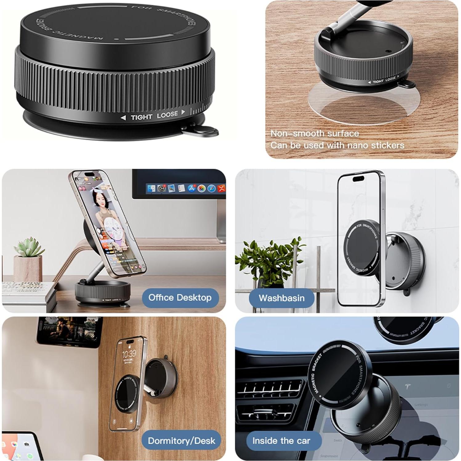 Soporte Magnético para Teléfono FURZEQIFA 360° Ajustable