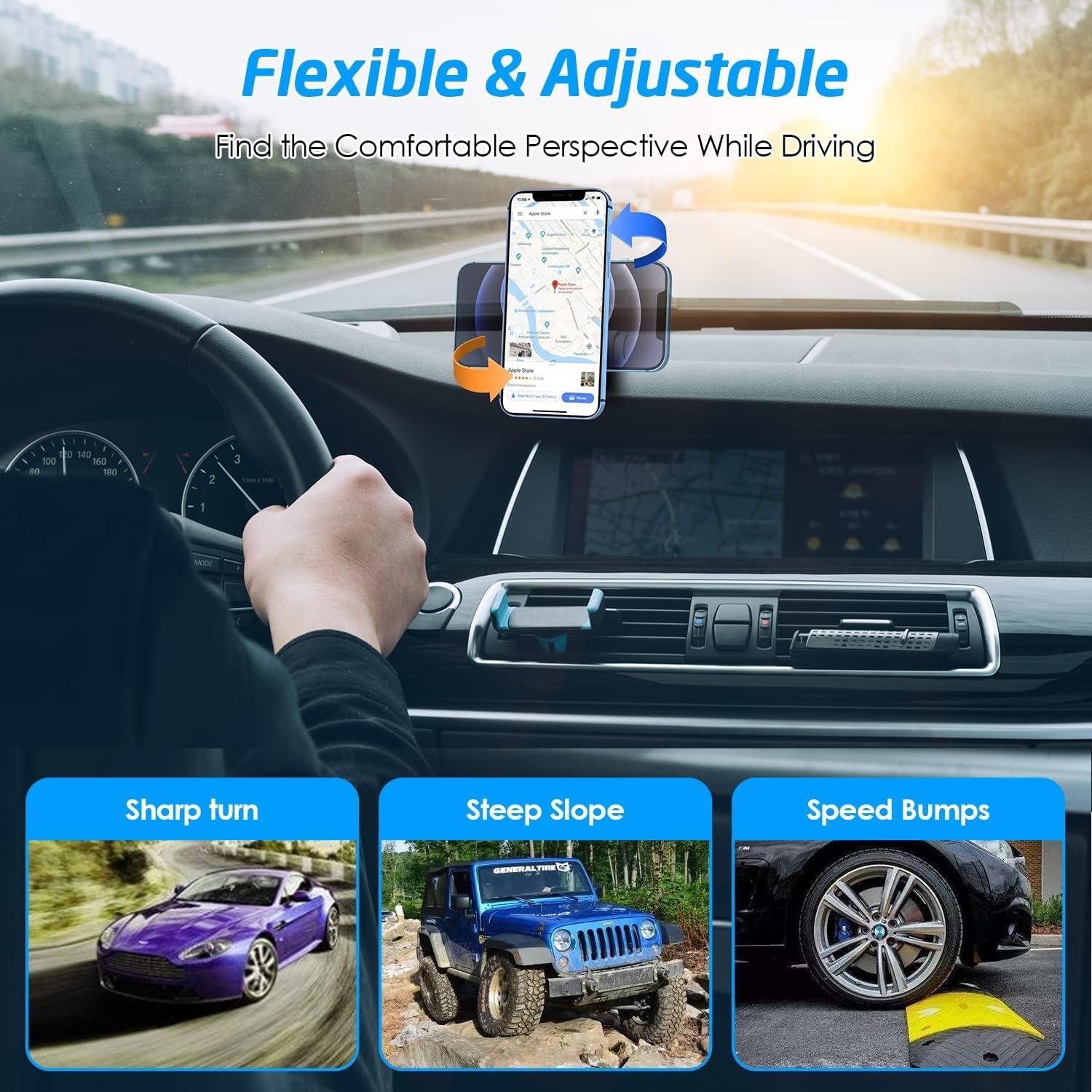 Soporte Magnético Adhesivo Giratorio WixGear para Teléfono