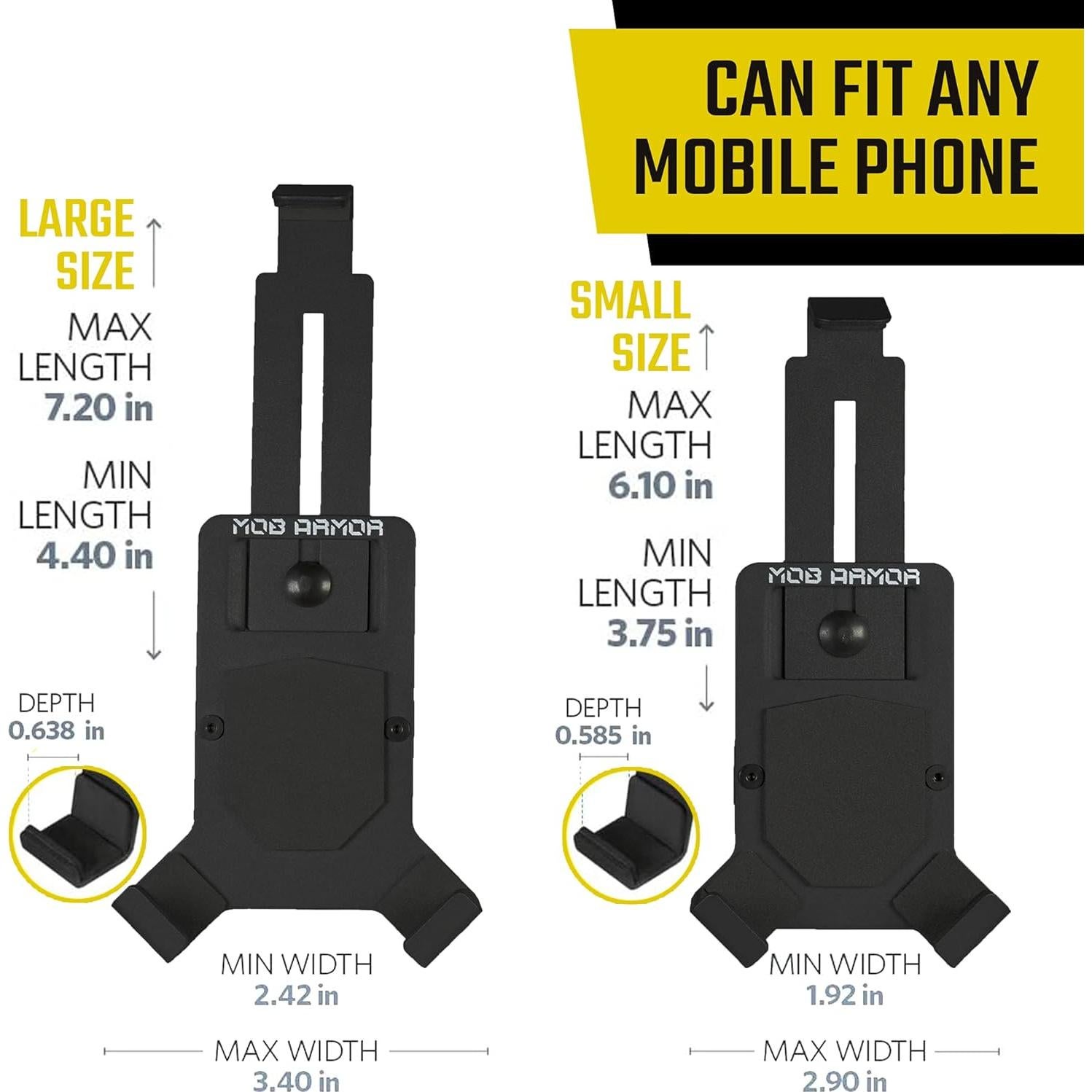 Soporte Magnético para Teléfono Mob Armor Grande - 90 lbs