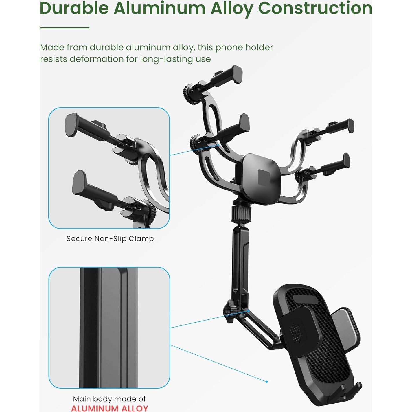 Soporte para Teléfono en Espejo Retrovisor Karmus - Universal