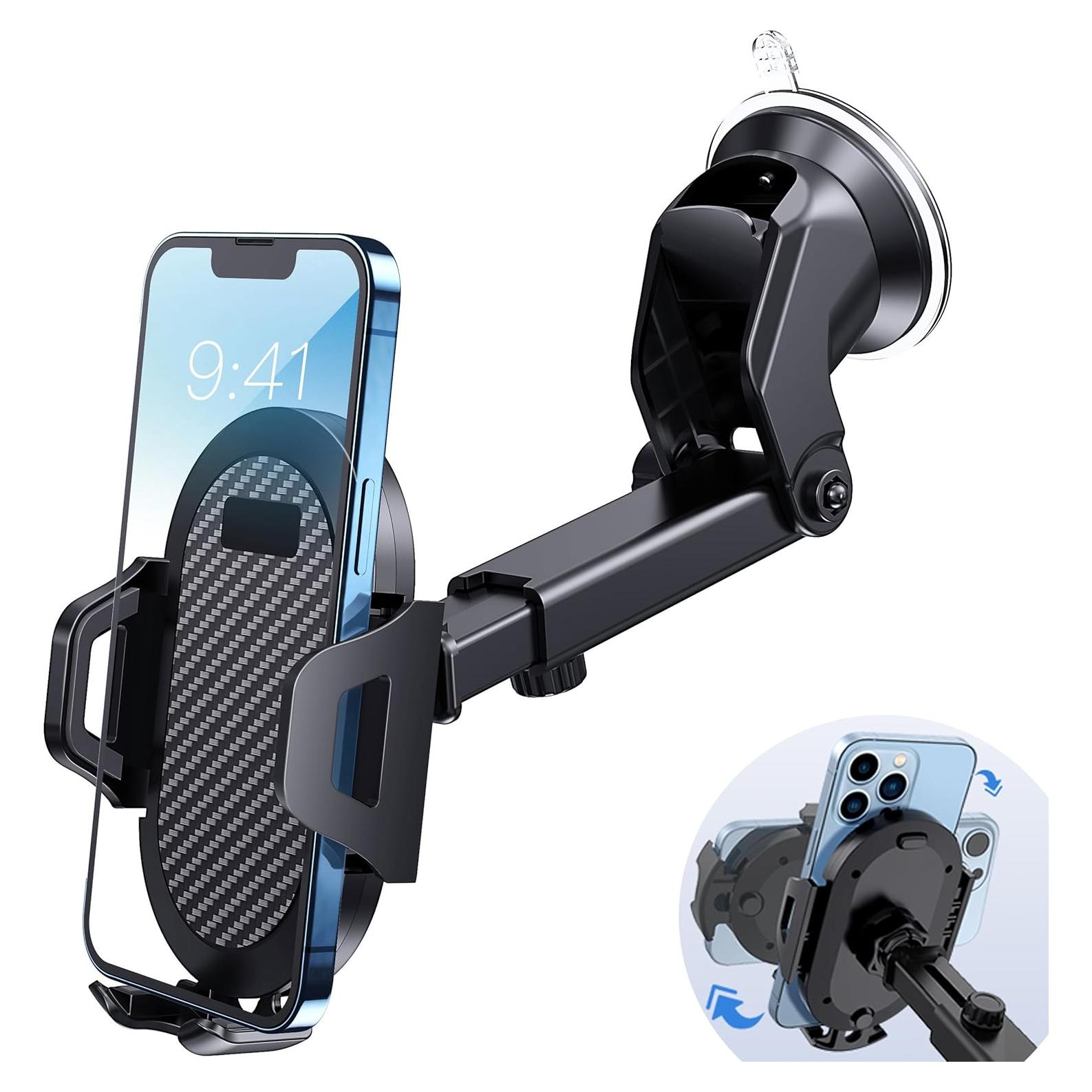 Soporte Universal para Teléfono de Coche Lusosh - Ventosa Fuerte