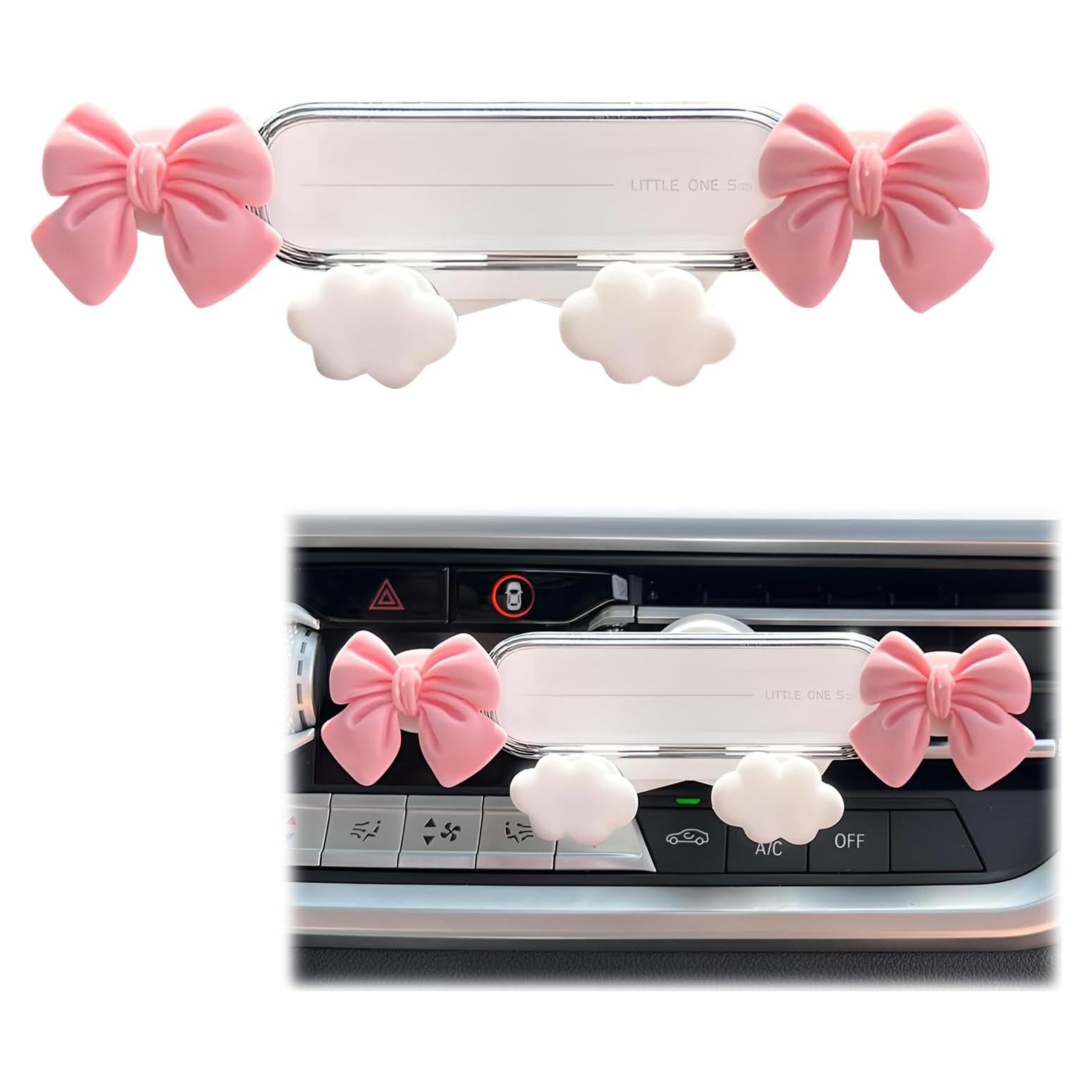 Soporte de Teléfono para Auto AGLOO Lazo de Mariposa Rosa