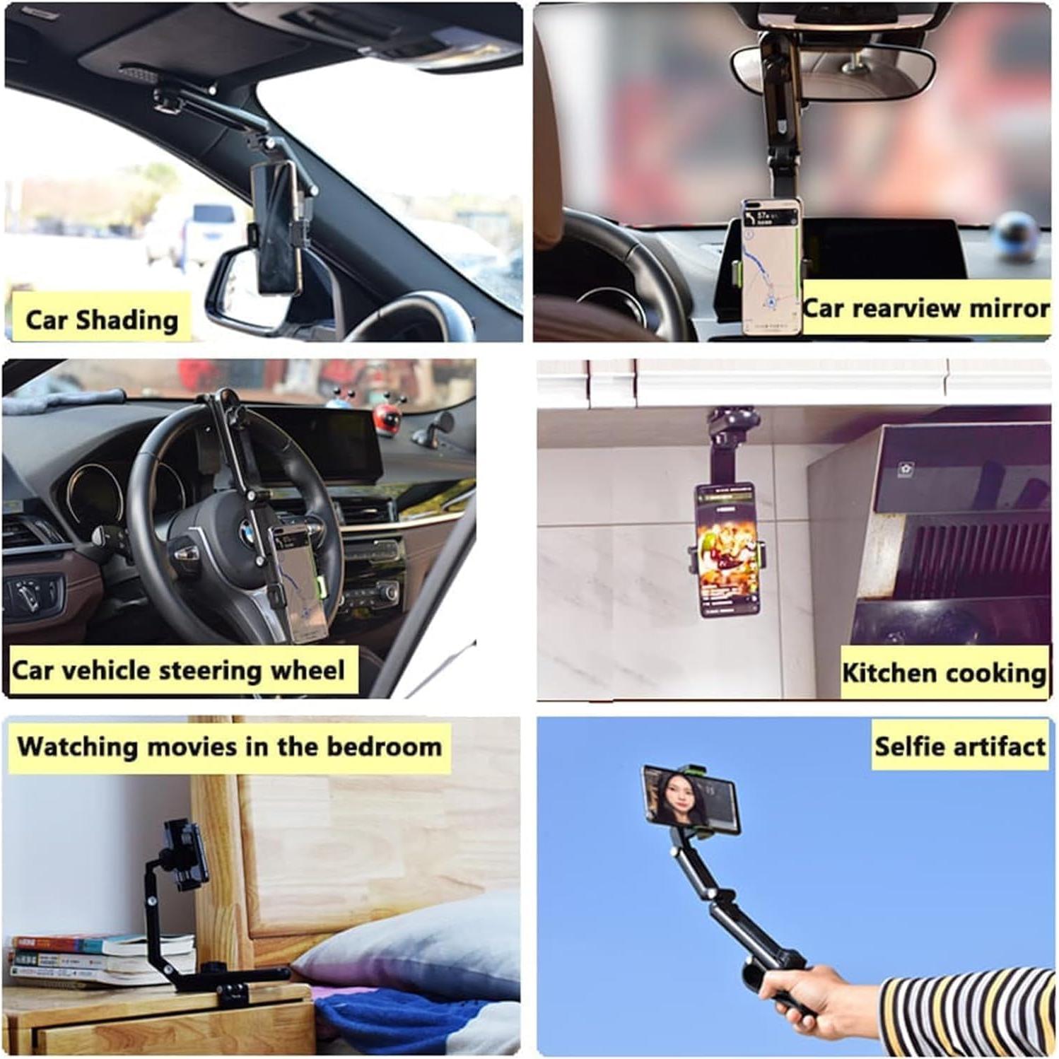 Soporte para Teléfono de Coche FTETSY Rotatable Verde 2024