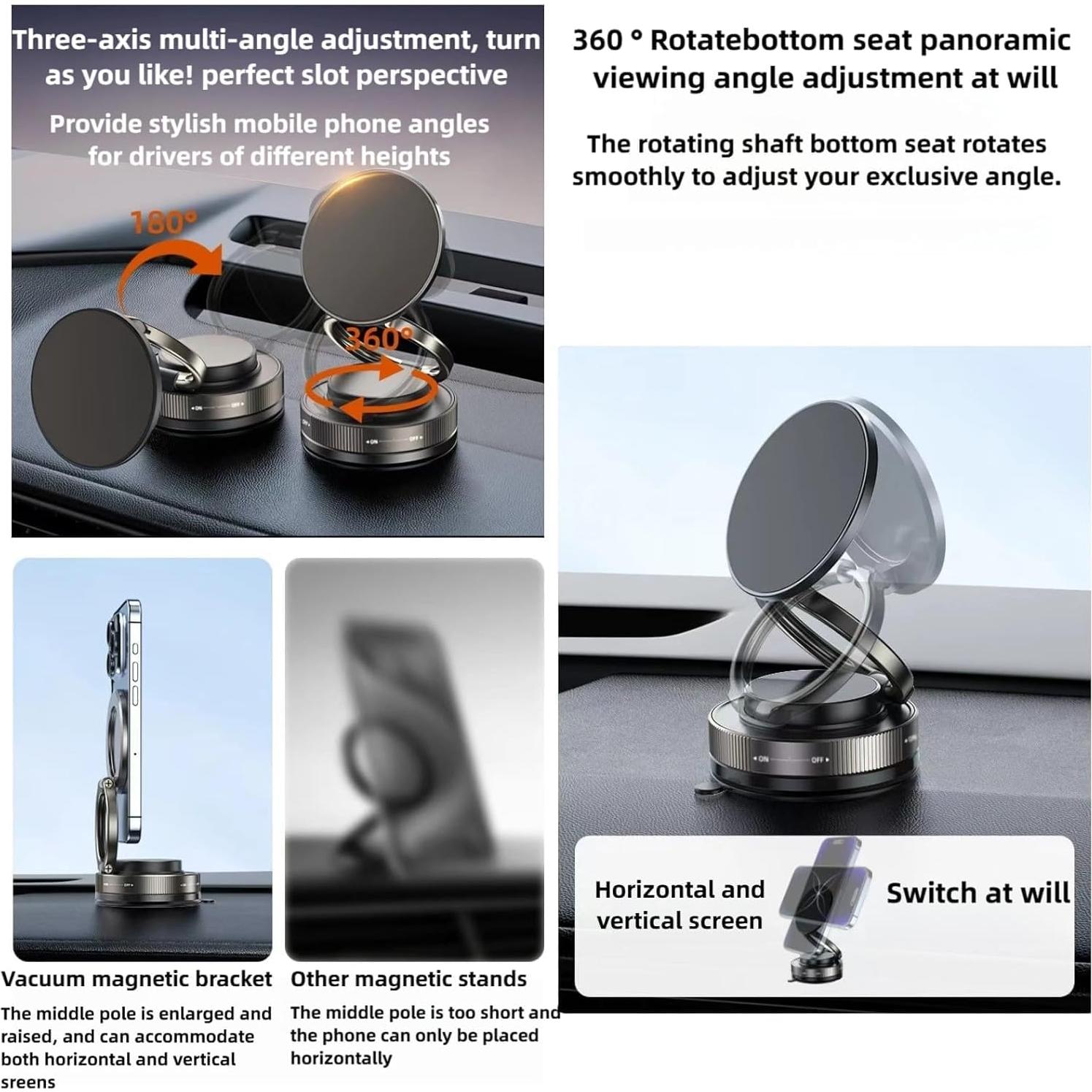 Soporte Magnético para Teléfono Faatchoi - Ajustable 360°