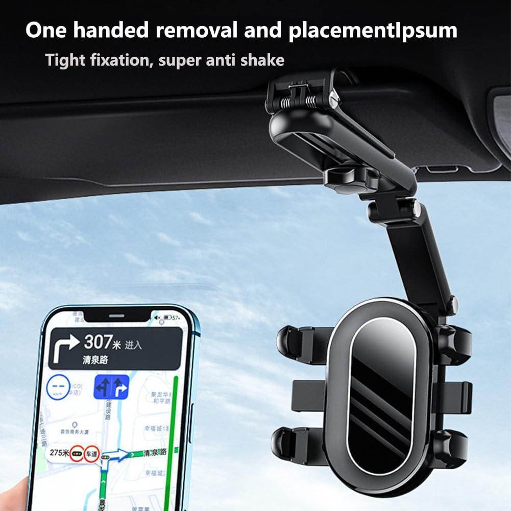 Soporte para Teléfono de Automóvil Hecotrax 3 en 1 Ajustable