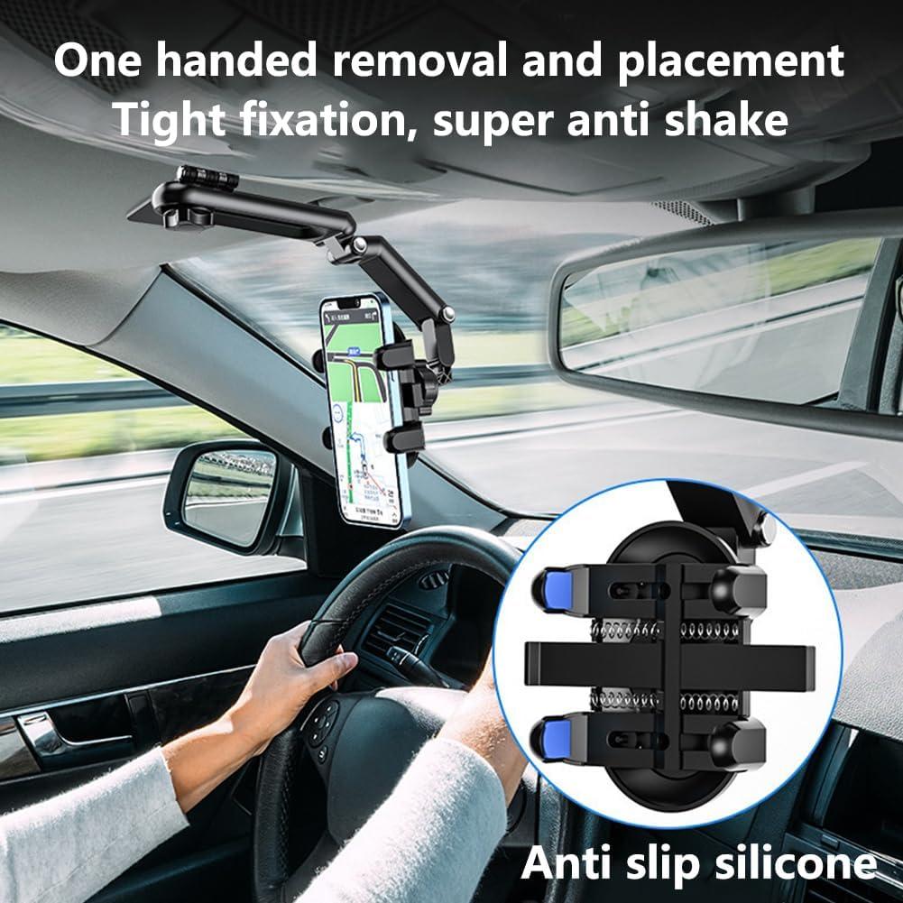 Soporte para Teléfono de Automóvil Hecotrax 3 en 1 Ajustable