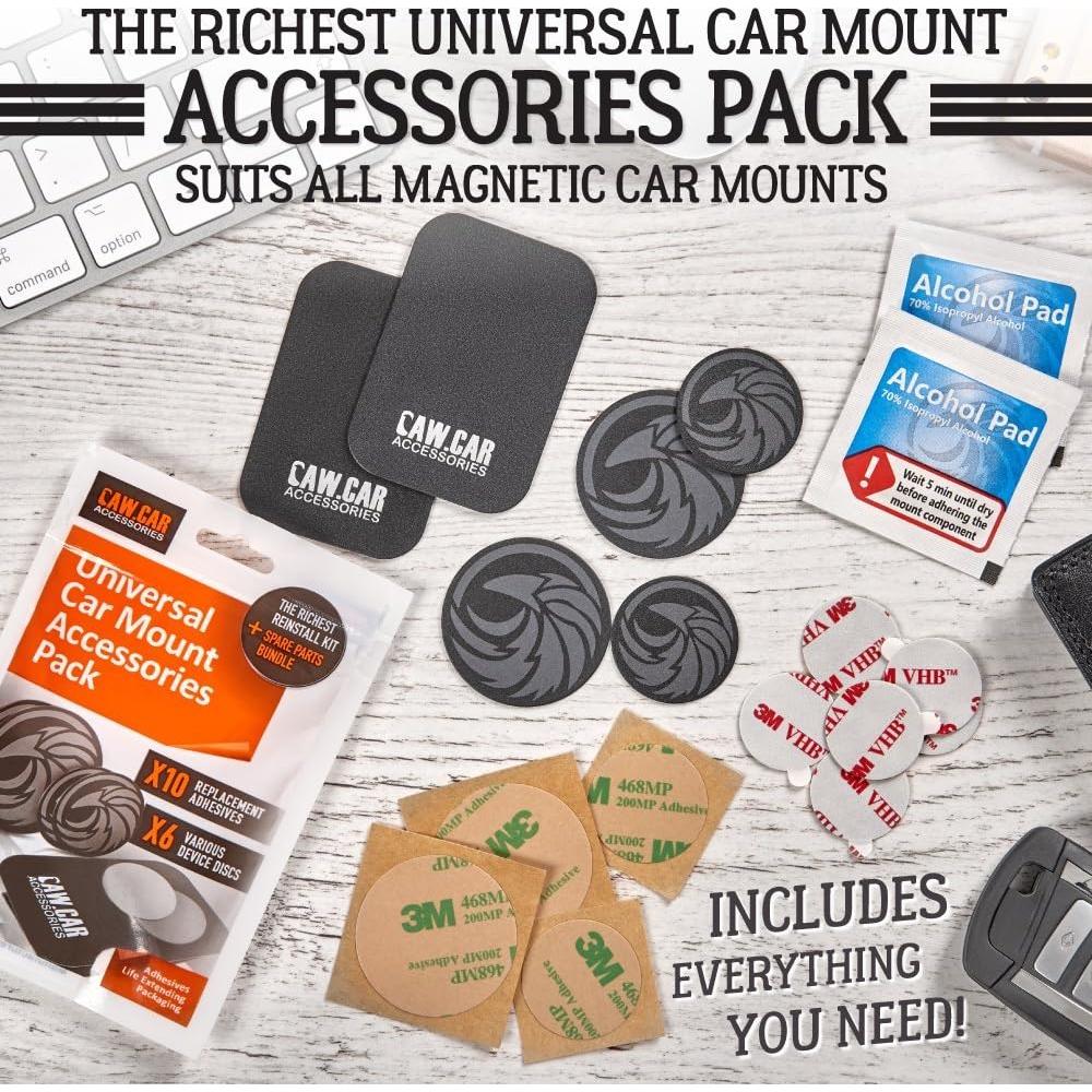 Kit de Accesorios Universales CAW.CAR para Soportes Magnéticos