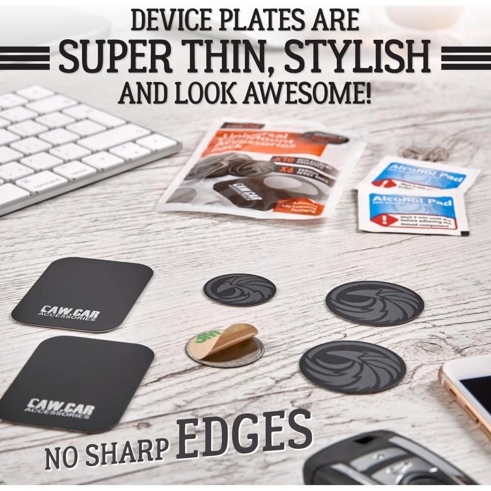 Kit de Accesorios Universales CAW.CAR para Soportes Magnéticos